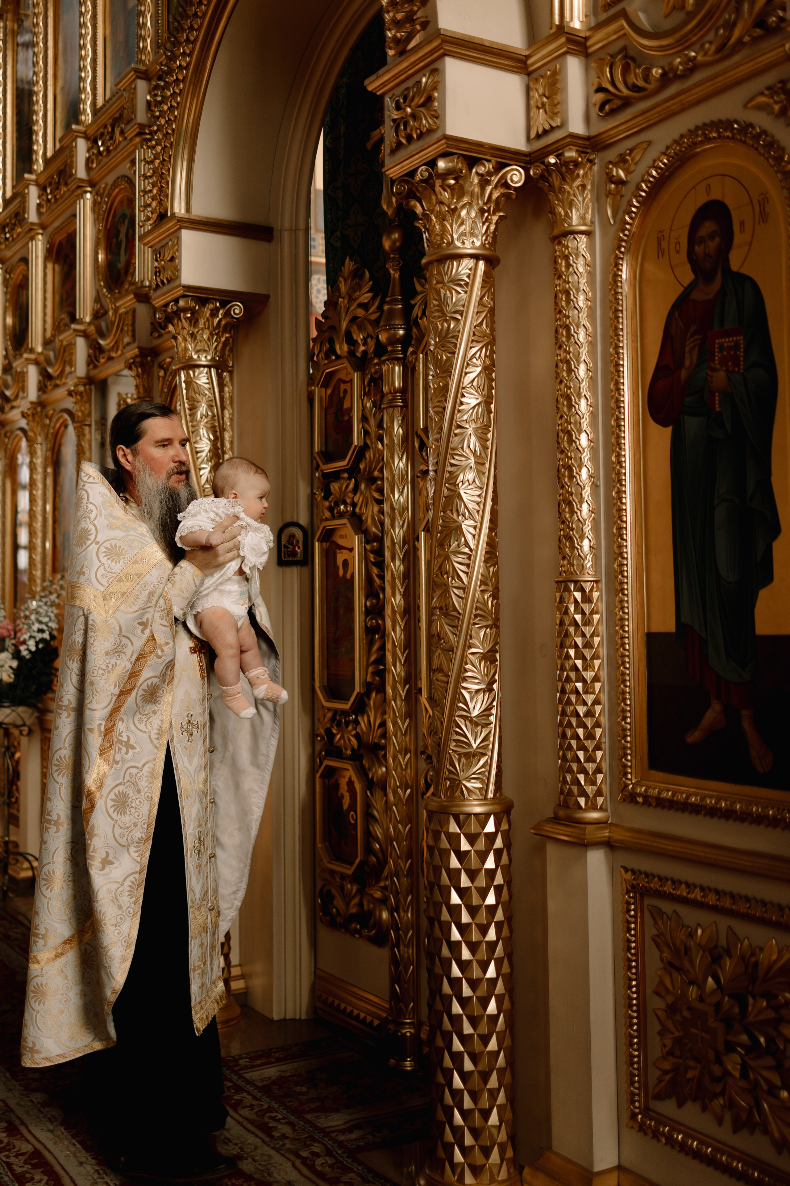 Таинство крещения Миланы. Семейный фотограф в Краснодаре Храмова Анна