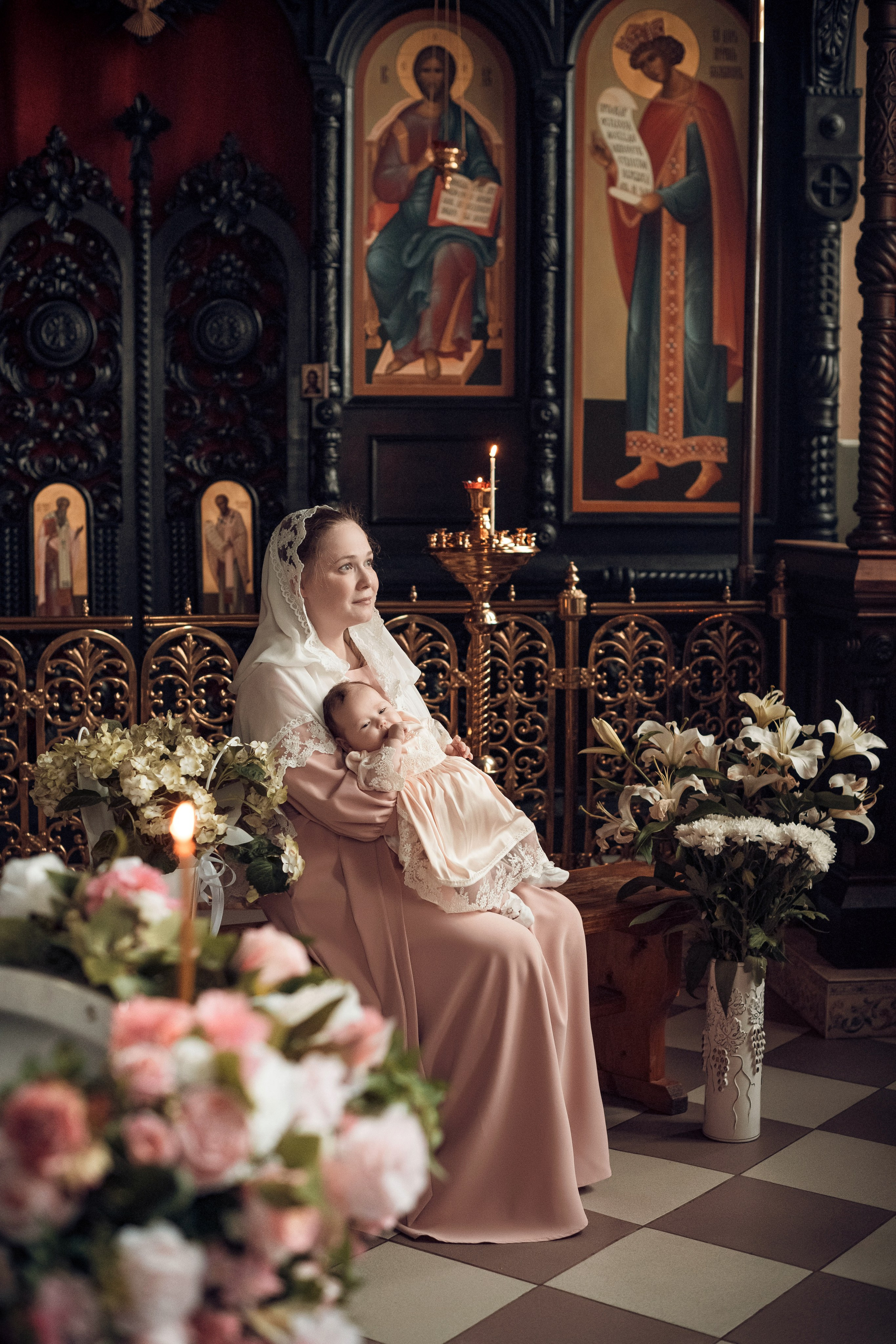 Крещение Елизаветы. Свадебный, семейный и детский фотограф в Москве и области
