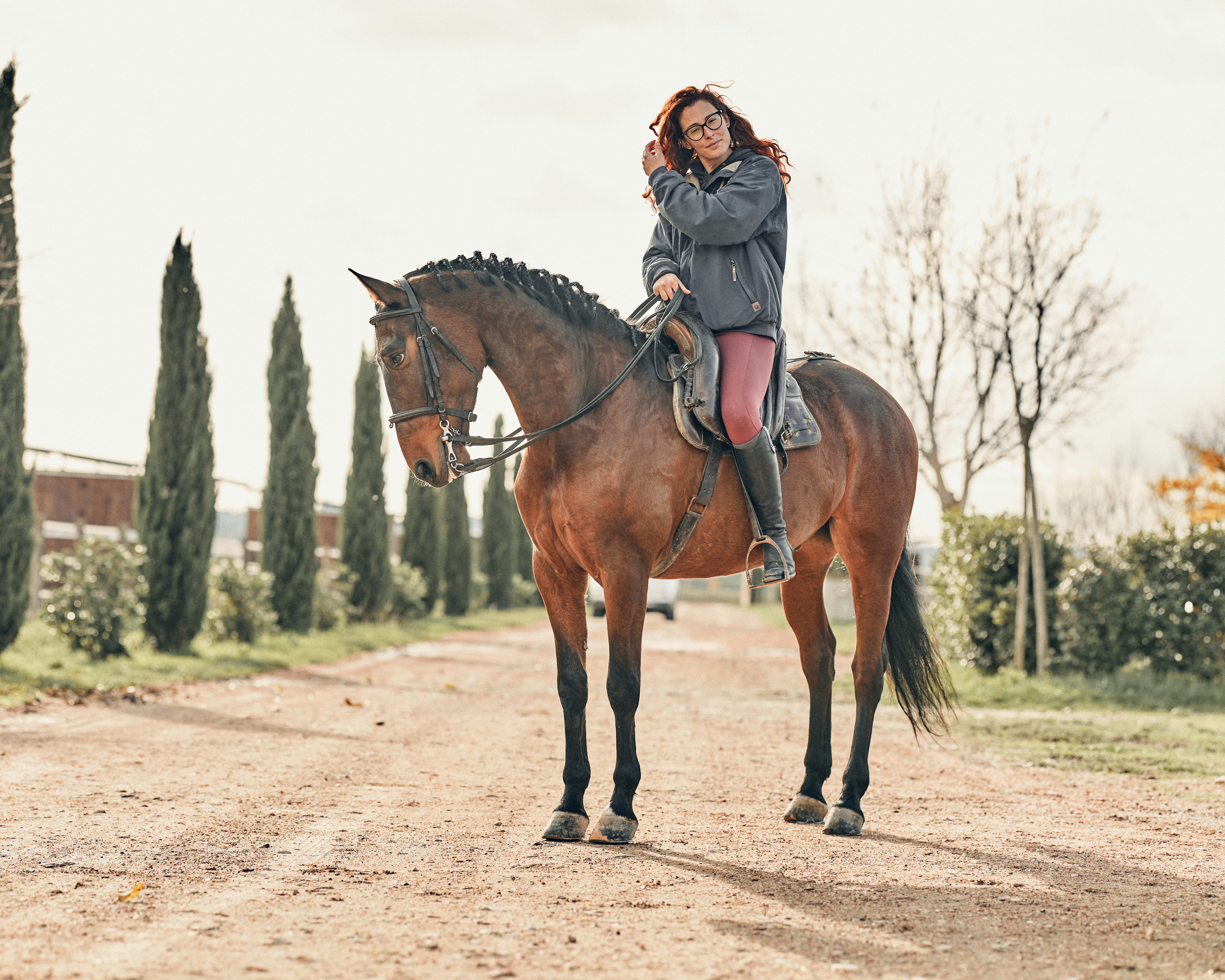 Foto con cavalli. Fotografo di famiglie e ritrattista in Italia (Toscana)