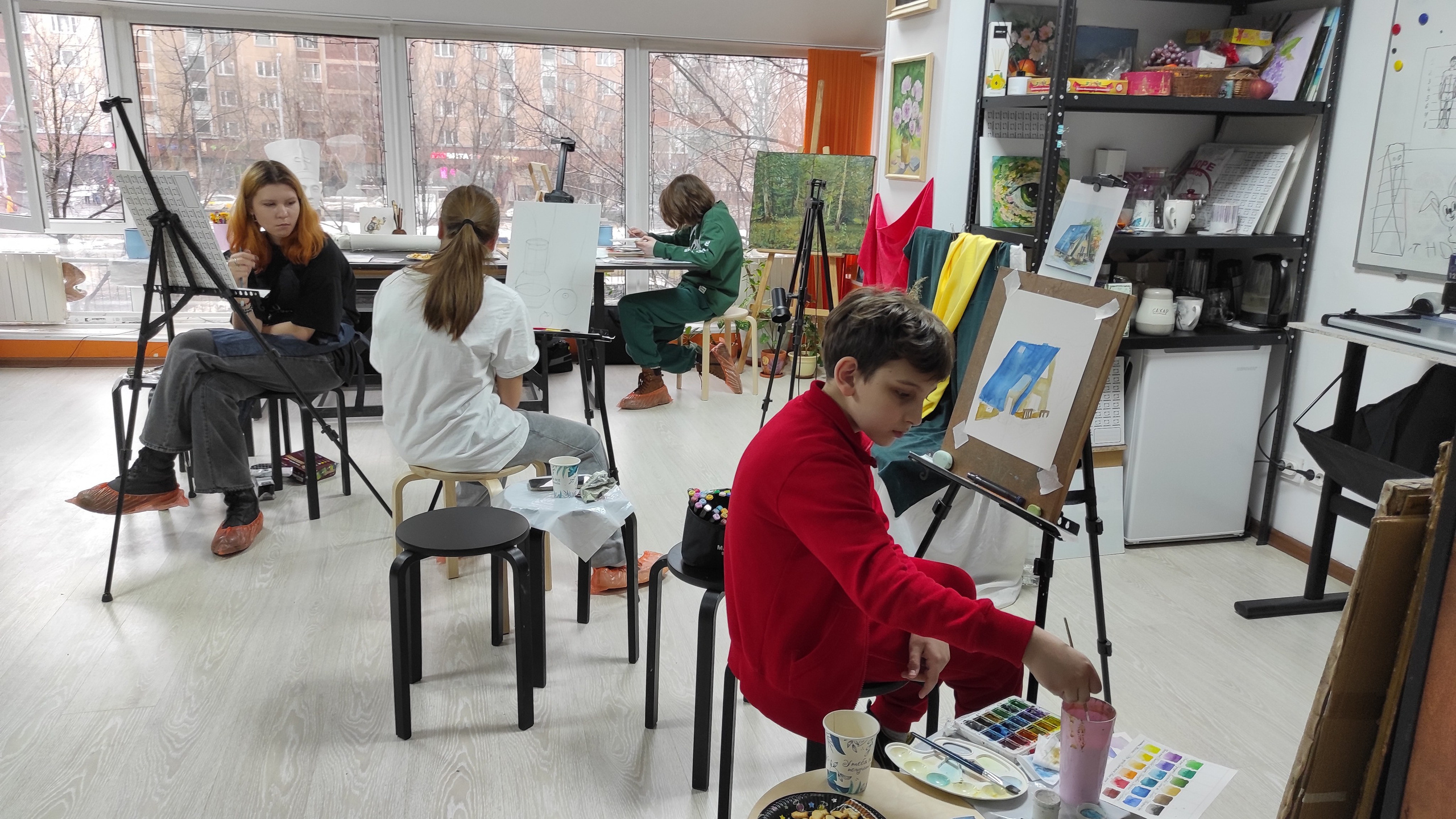 Подростки и дети постарше. Арт-вечеринки и мастер-классы в Москве для взрослых и детей