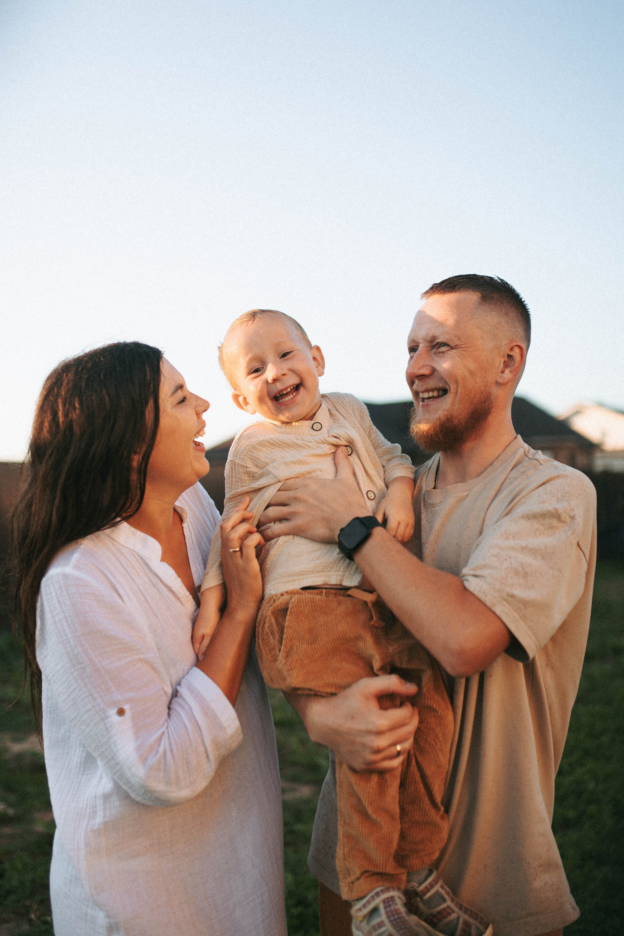Во дворе своего дома. Свадебный и семейный фотограф в Нижнем Новгороде