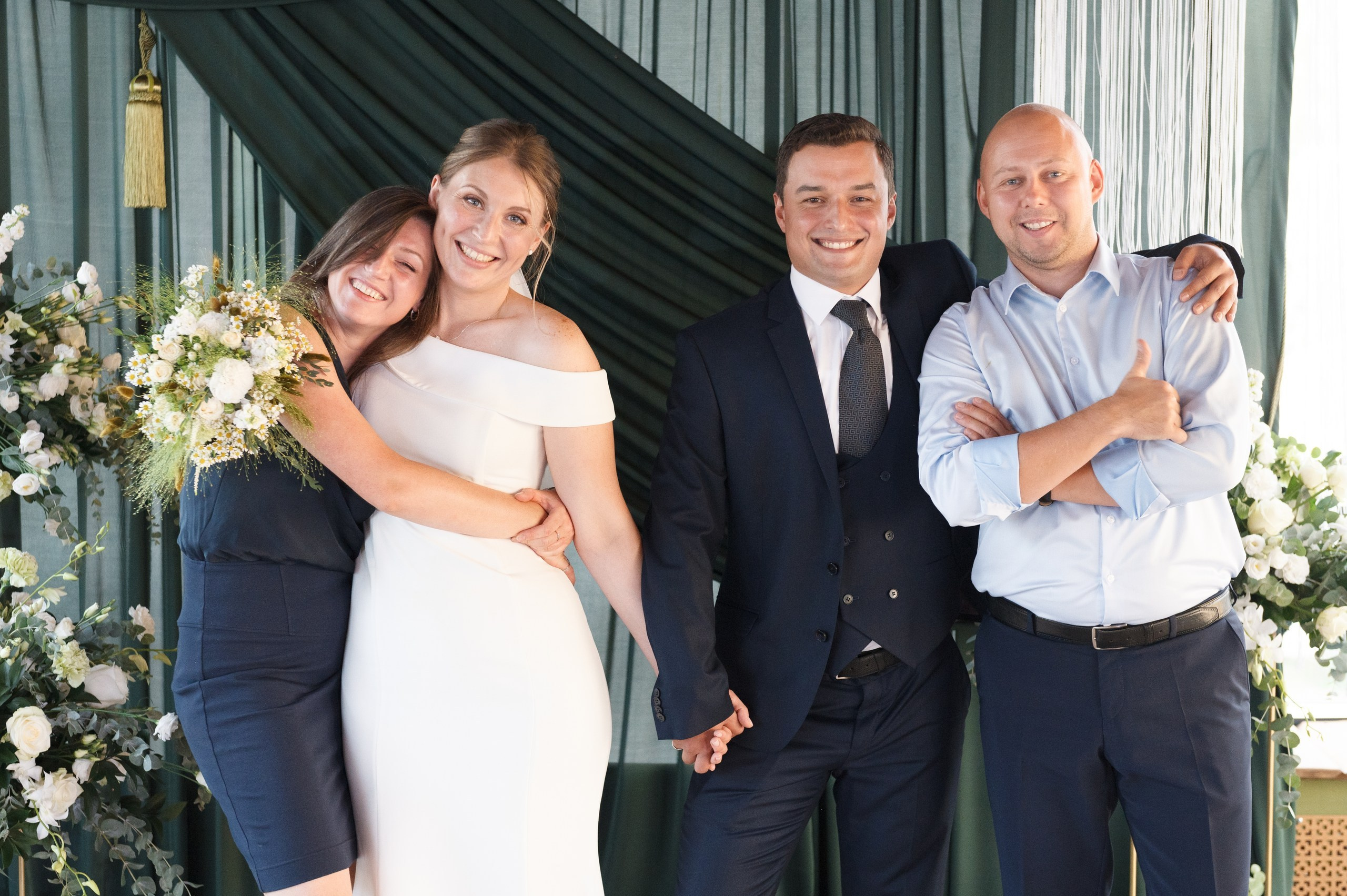 Свадьба в ресторане Берег в Москве. Праздничное агентство ПИОН