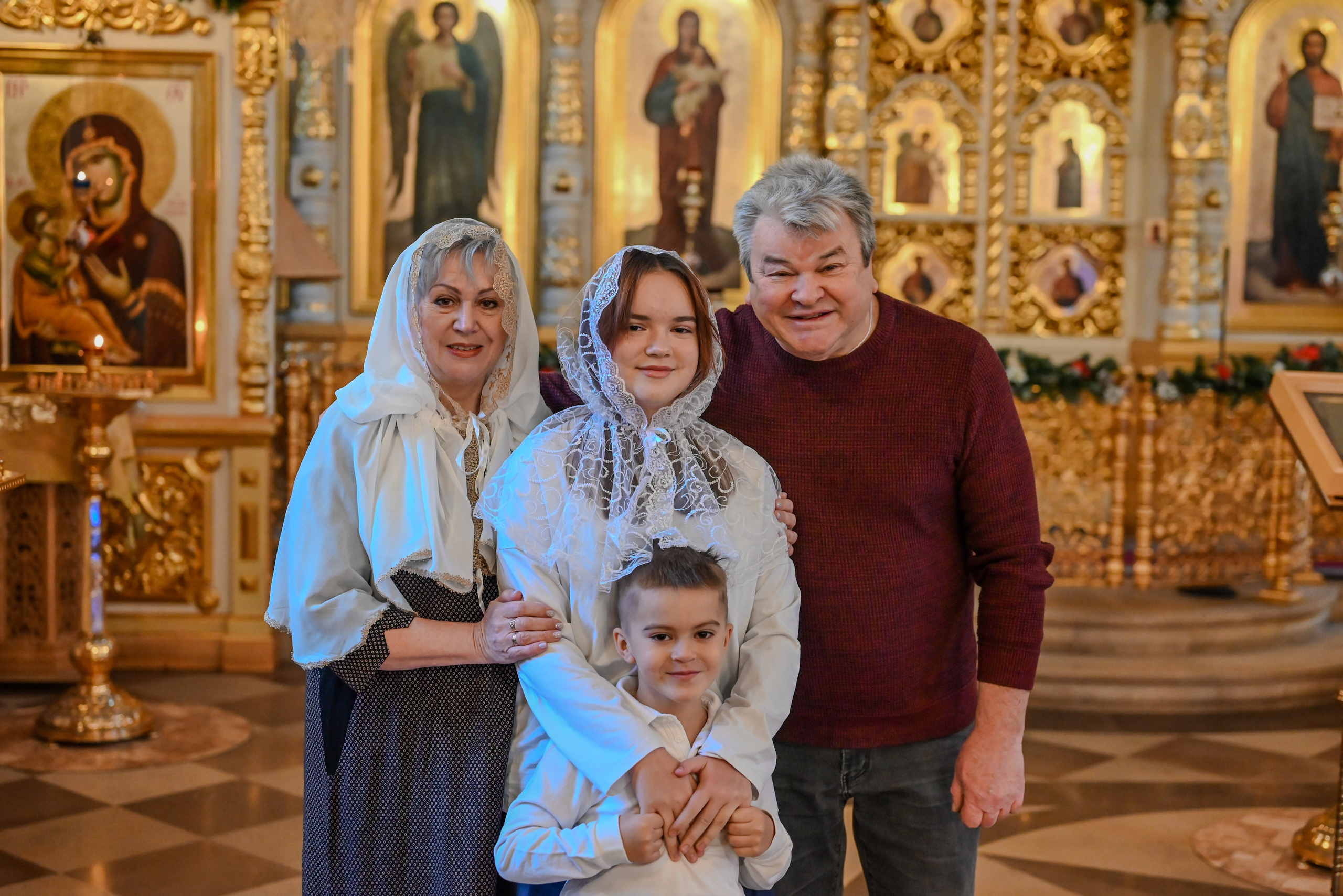 Крещение Совхоз Ленина. Семейный и детский фотограф Москва
