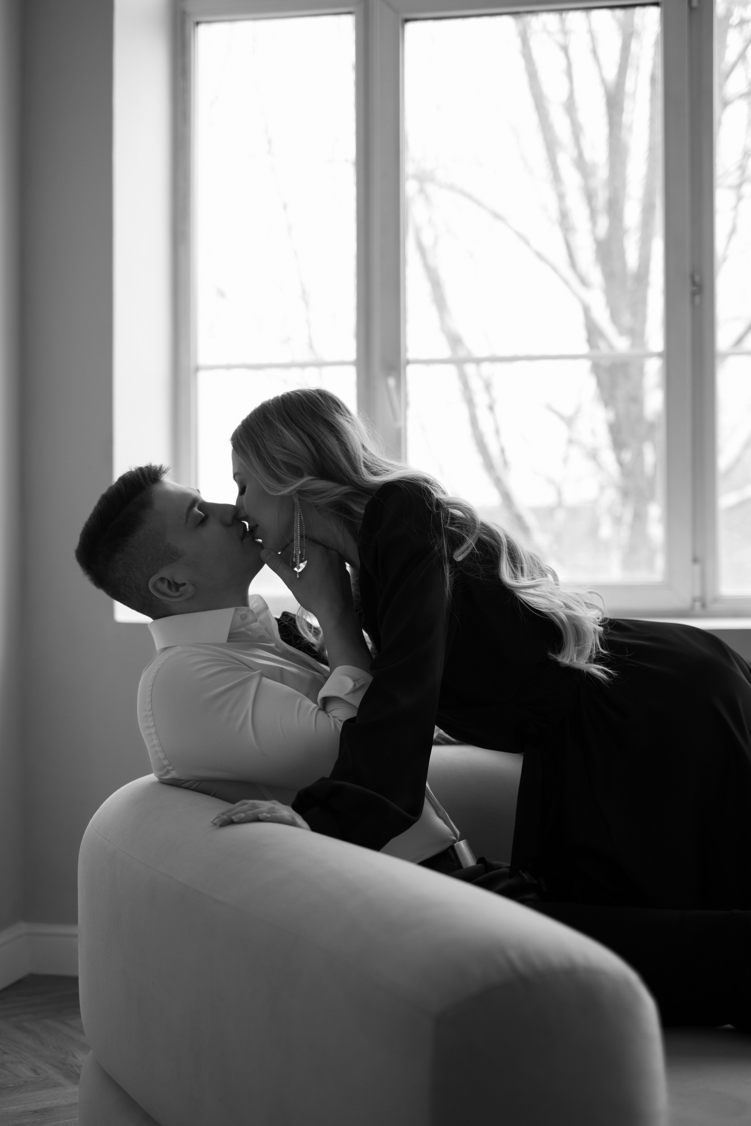 Алина и Денис. Фотограф в Москве. Женский и мужской портрет, лавстори (love story)