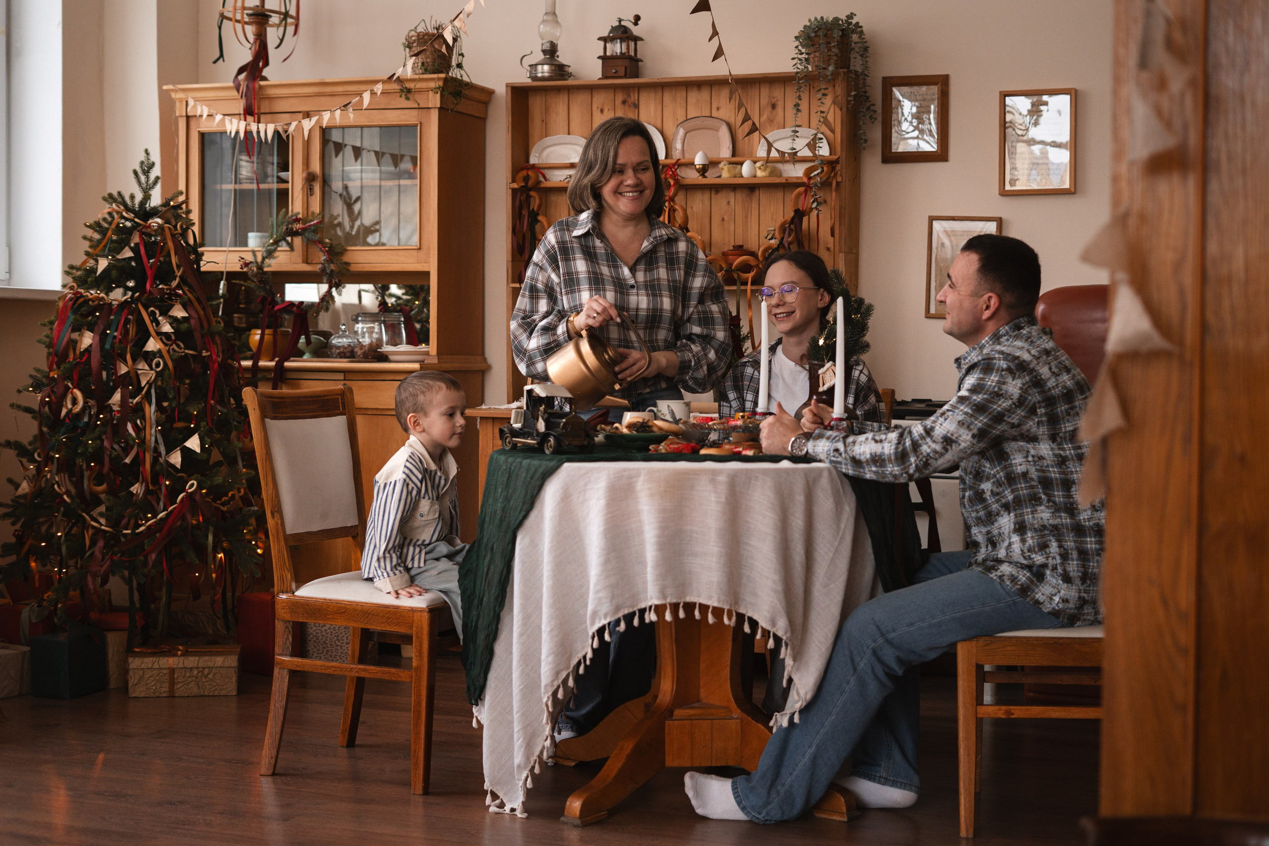 Семейная съемка в студии, дома. Семейный и детский фотограф в Санкт-Петербурге Анна Никитина