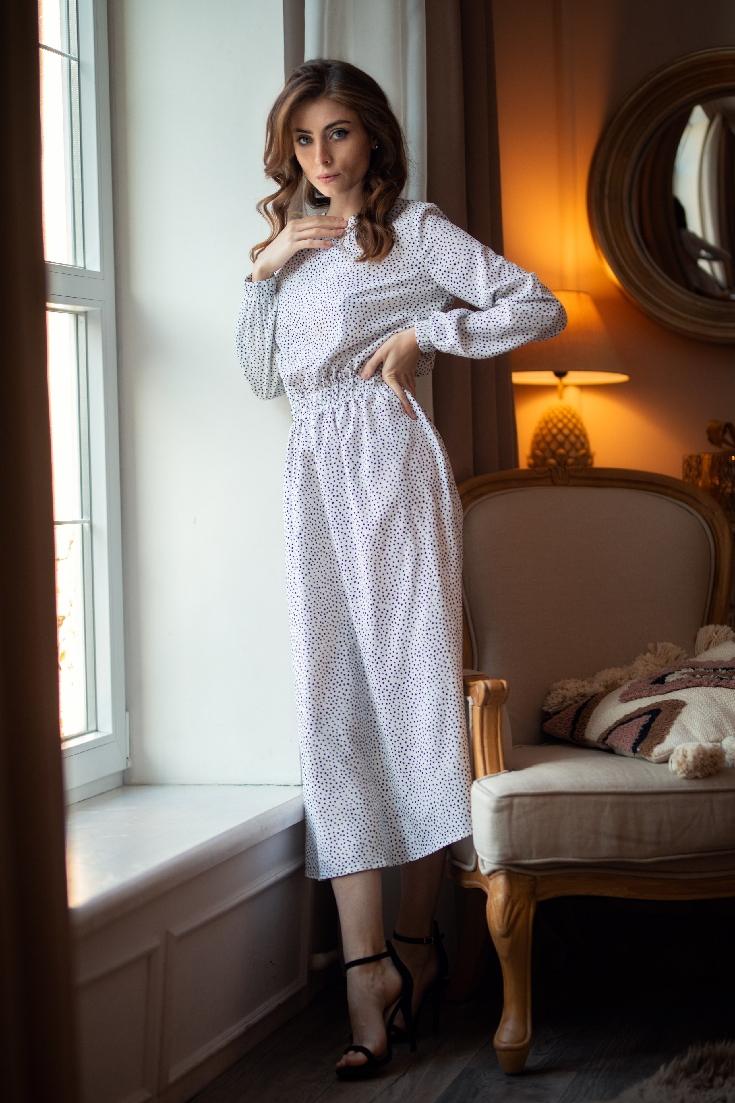 Новогодний фотосет в интерьерной студии с Надеждой в формате для «себя»