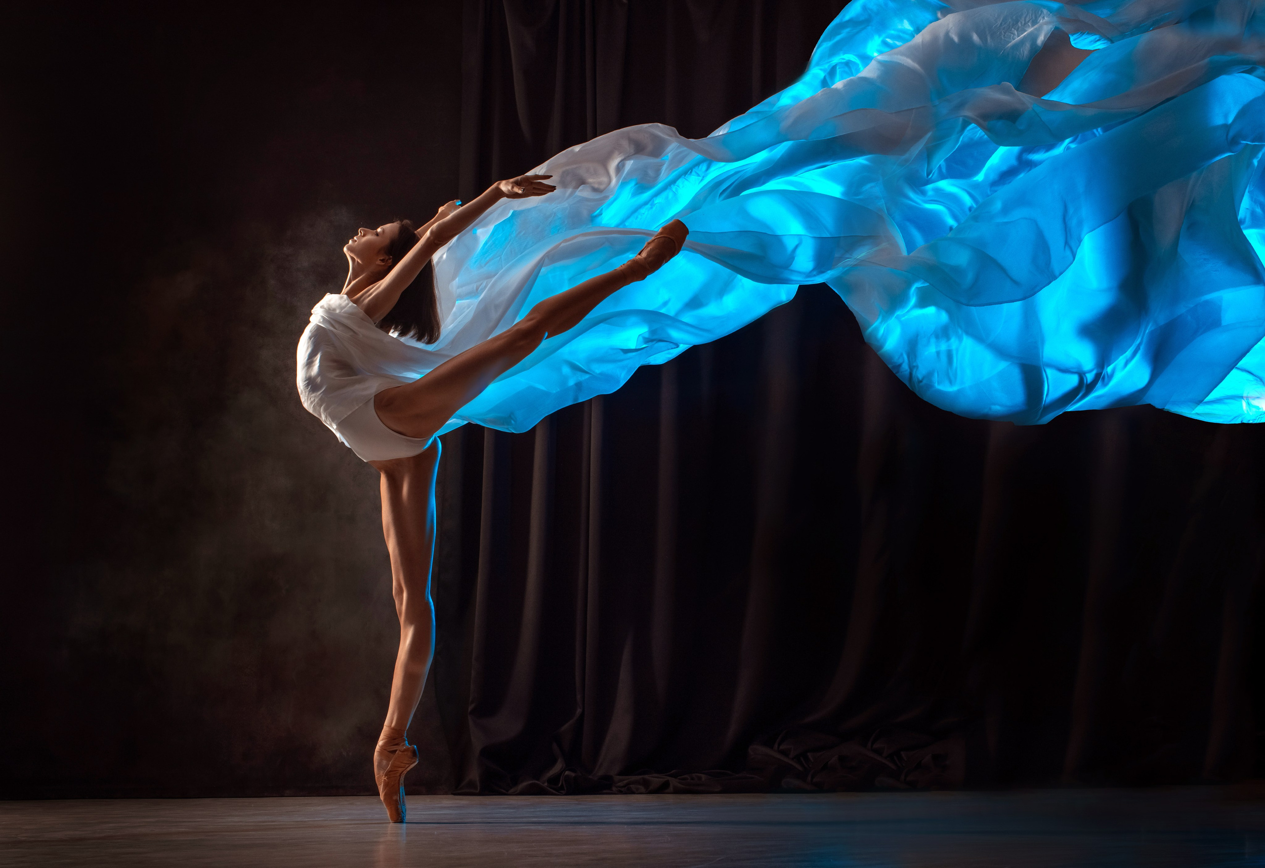 Балетная съёмка на белой циклораме и фонах. Балетный фотограф Алина Ханько — Душа Балета