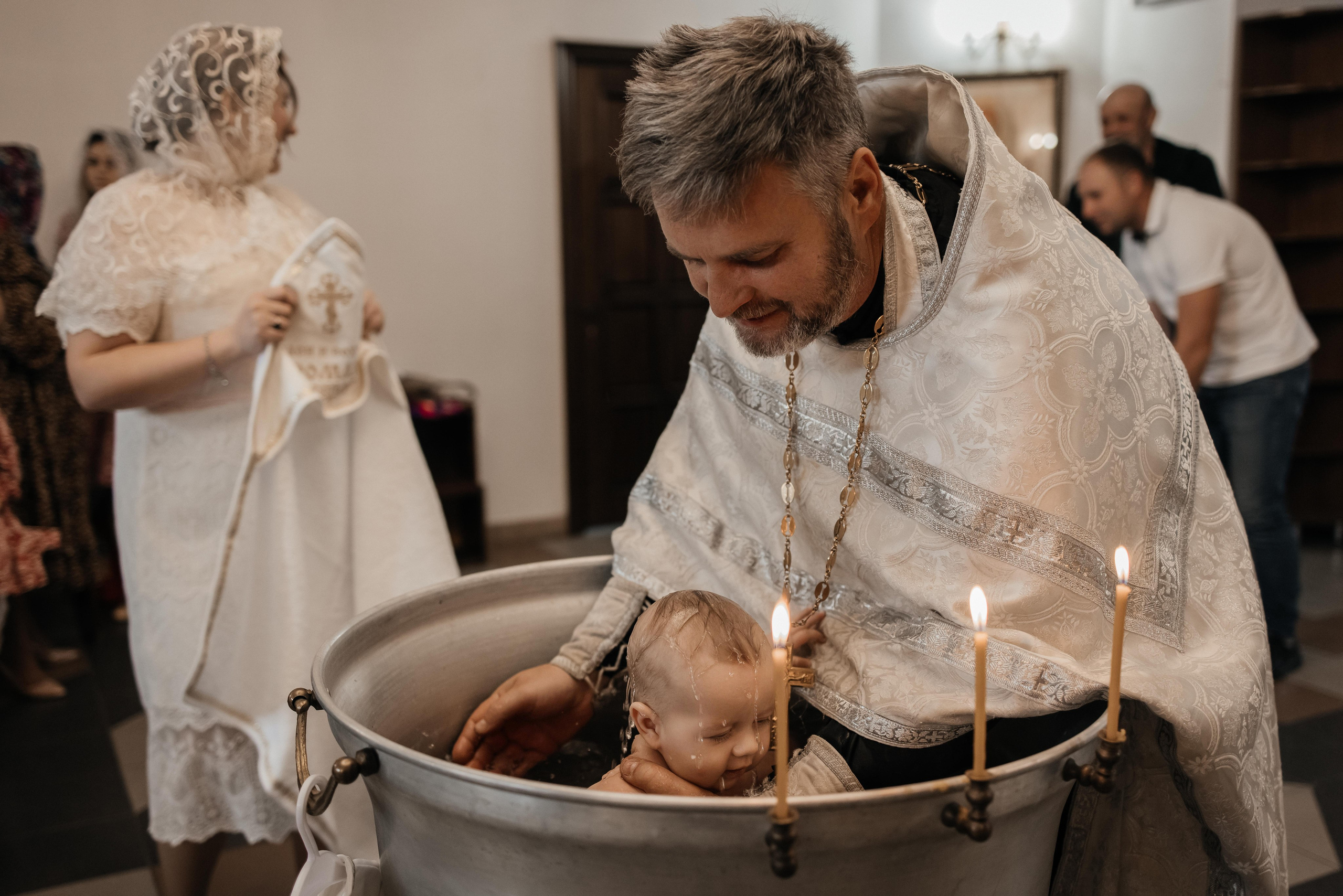 Крещение Ромы. Свадебный и семейный фотограф Яна Стражева. Волгоград, Москва