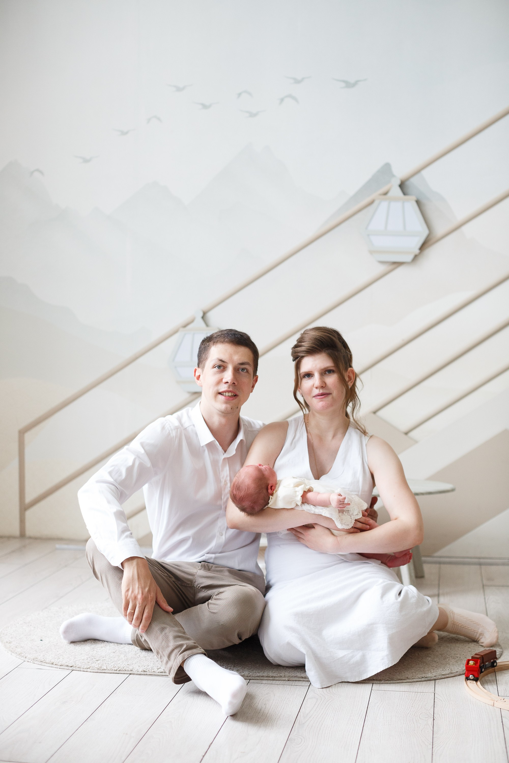 Фотосессия для семьи в студии