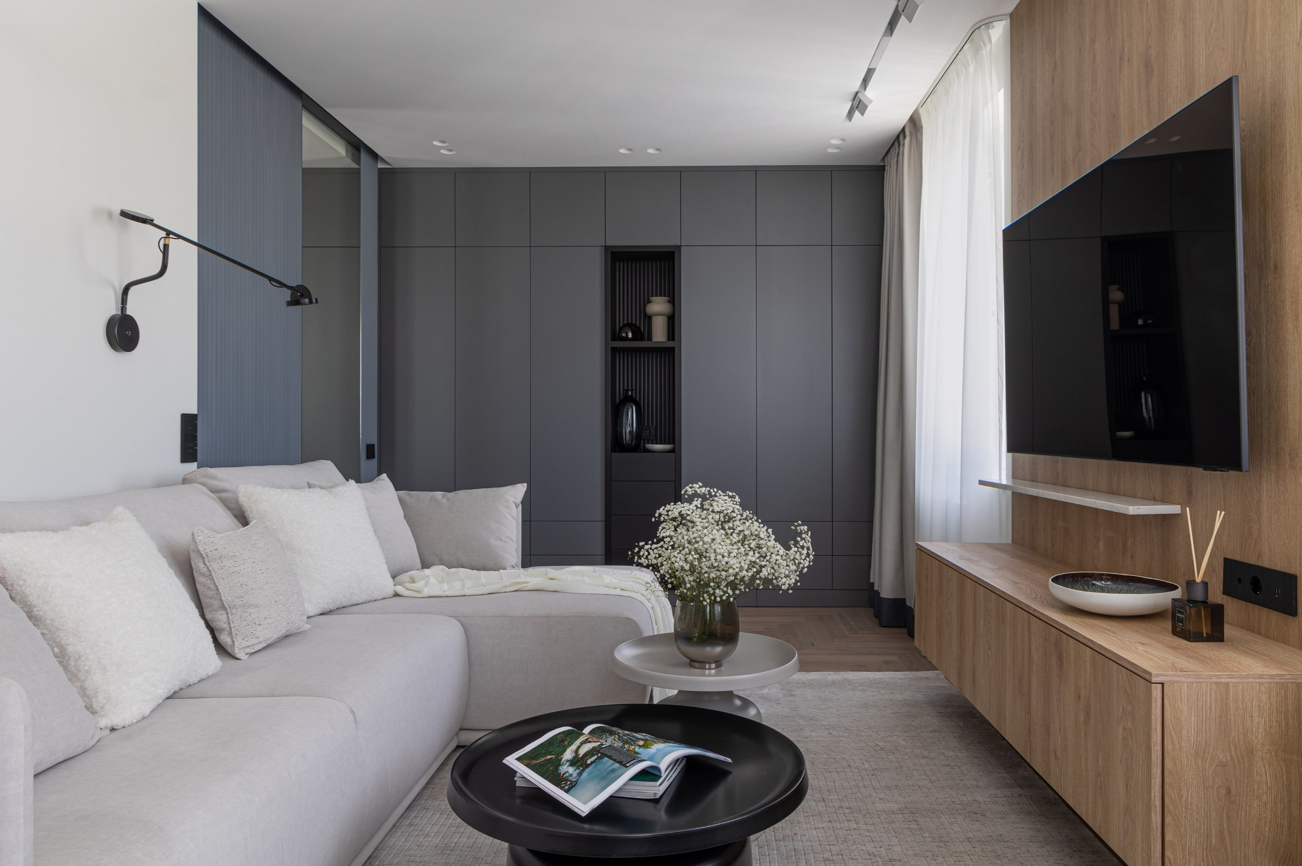 Реализованный проект квартиры. Москва