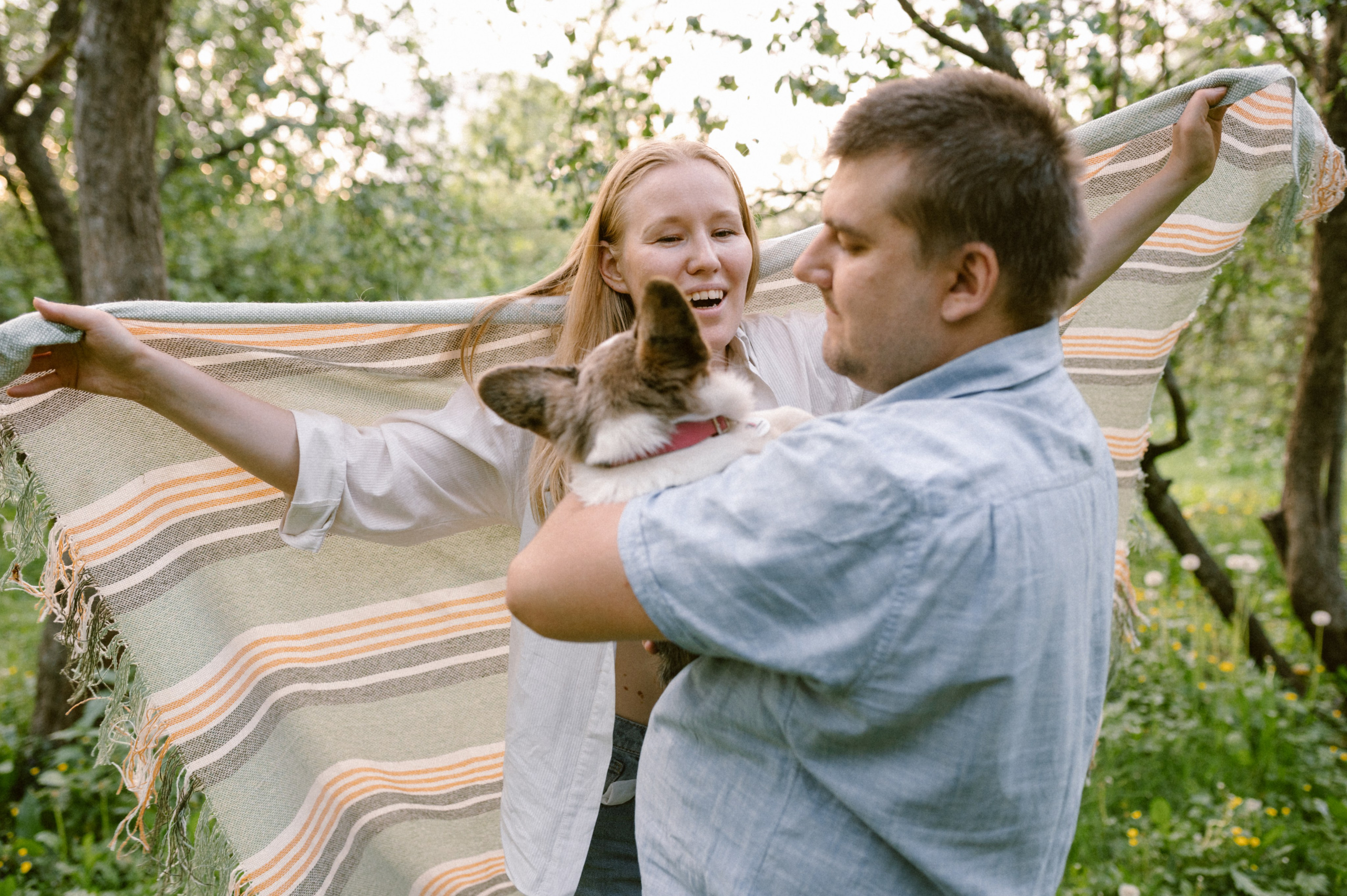 Настя и её семья. Фотограф анималист в Москве Ольга Агушева