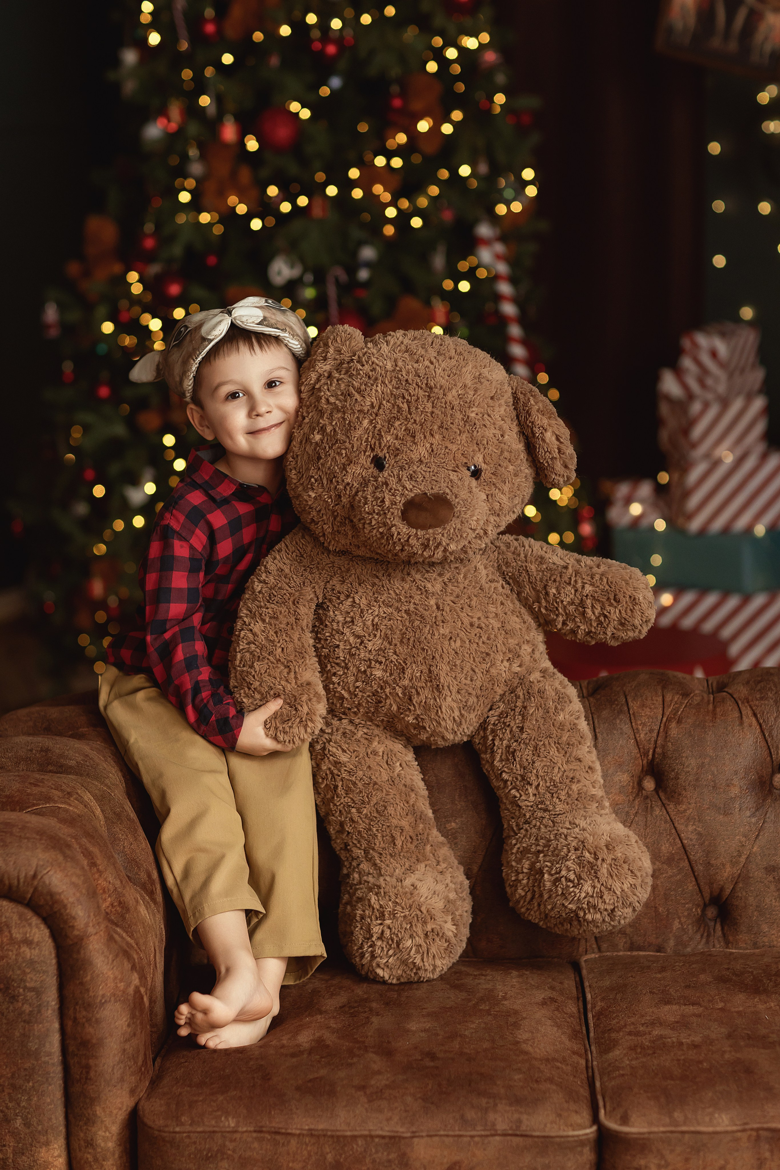 Семейная новогодняя фотосессия. Детский и семейный фотограф Елена Воропаева