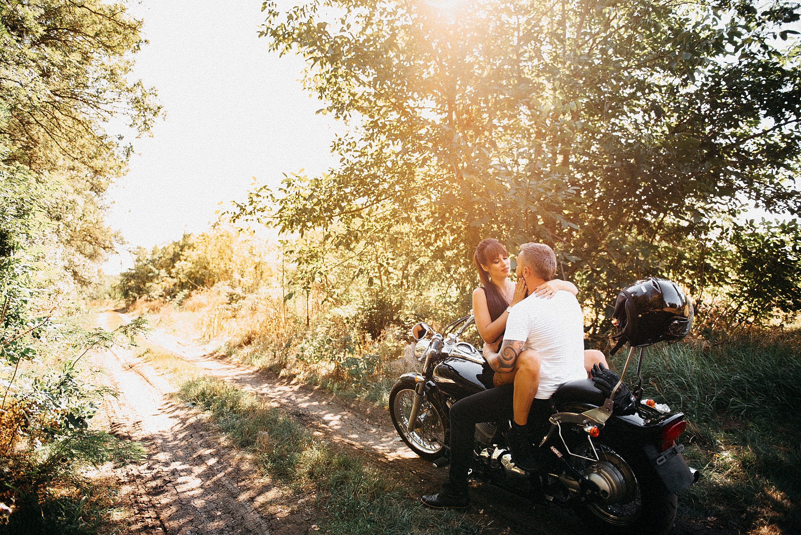 Love Story на мото. Свадебный и семейный фотограф в Краснодаре