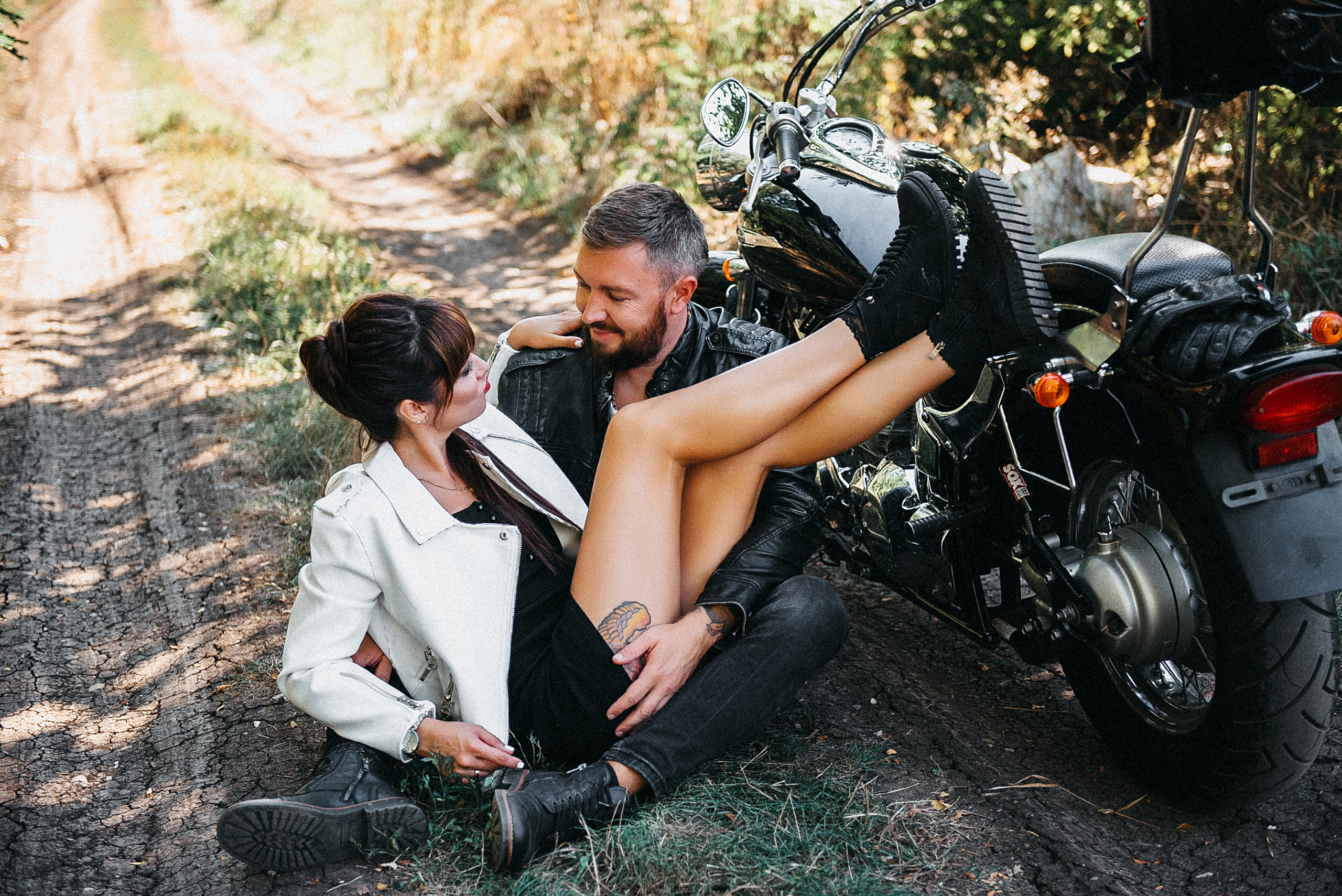 Love Story на мото. Свадебный и семейный фотограф в Краснодаре