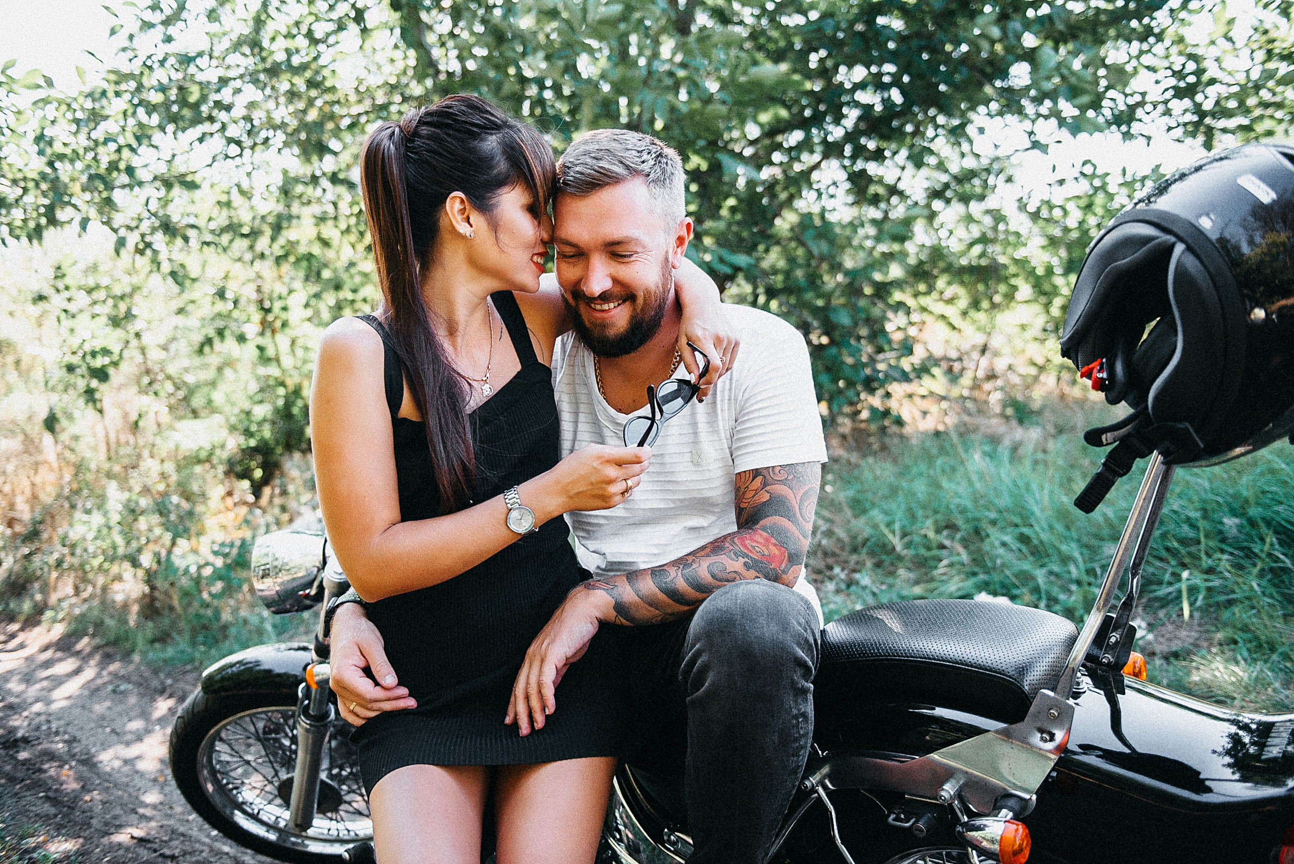 Love Story на мото. Свадебный и семейный фотограф в Краснодаре