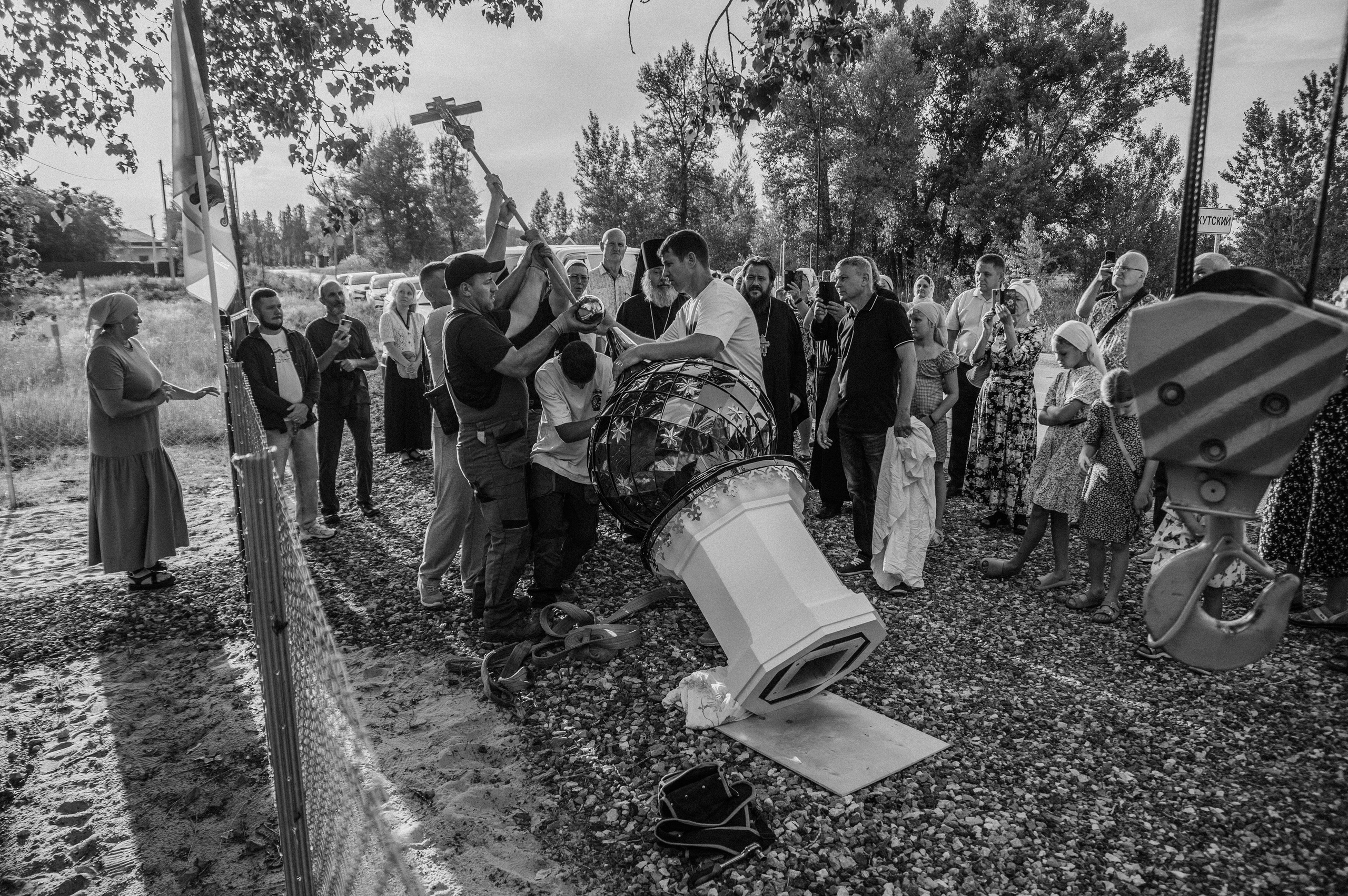 Освещение купола в храме Казанской иконы Божьей Матери х. Закутский. Церковный, семейный и репортажный фотограф Волгоград, Волжский