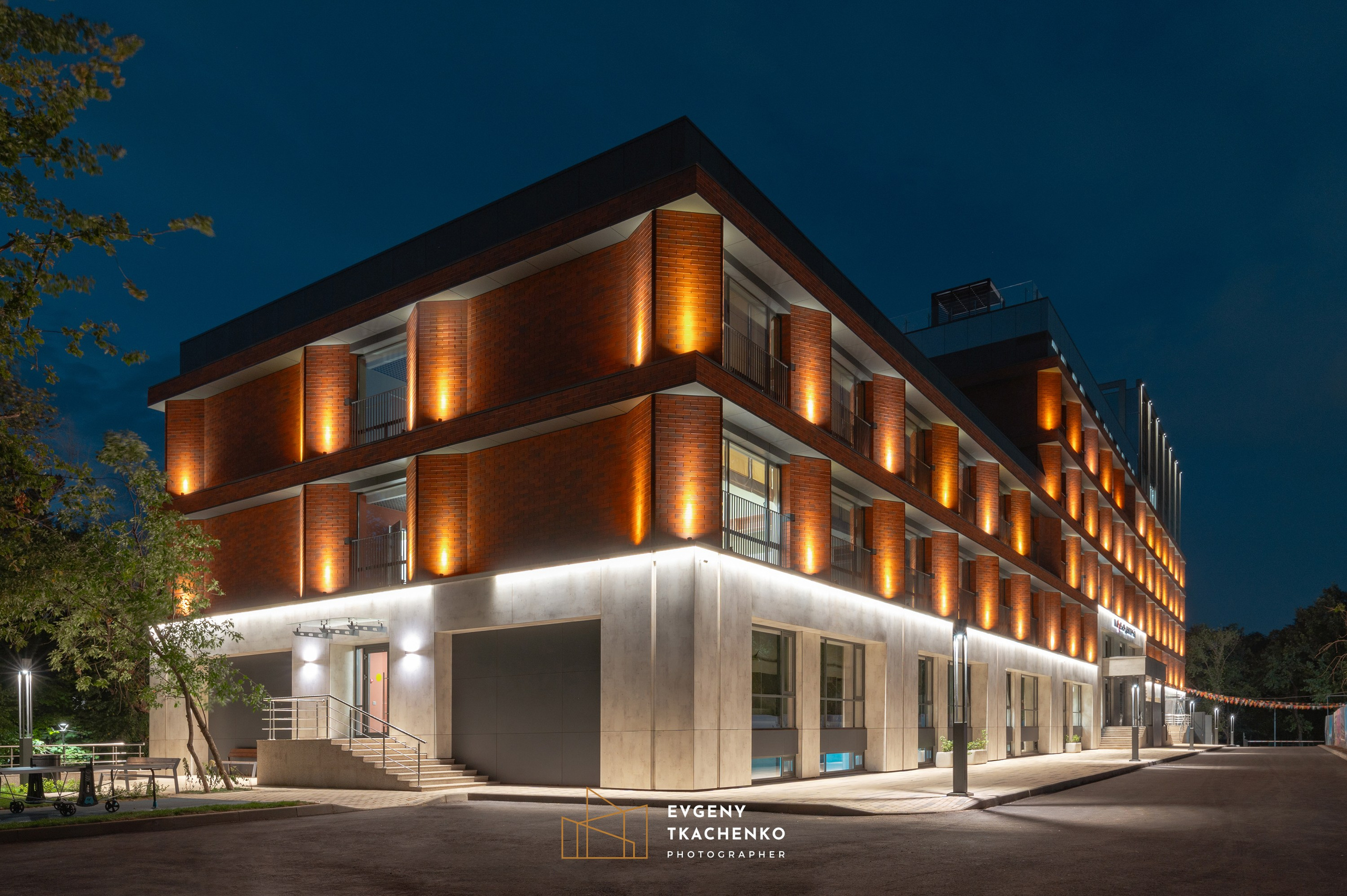 Общежитие университета NarXoz в Алматы. Архитектурный и интерьерный фотограф в Казахстане