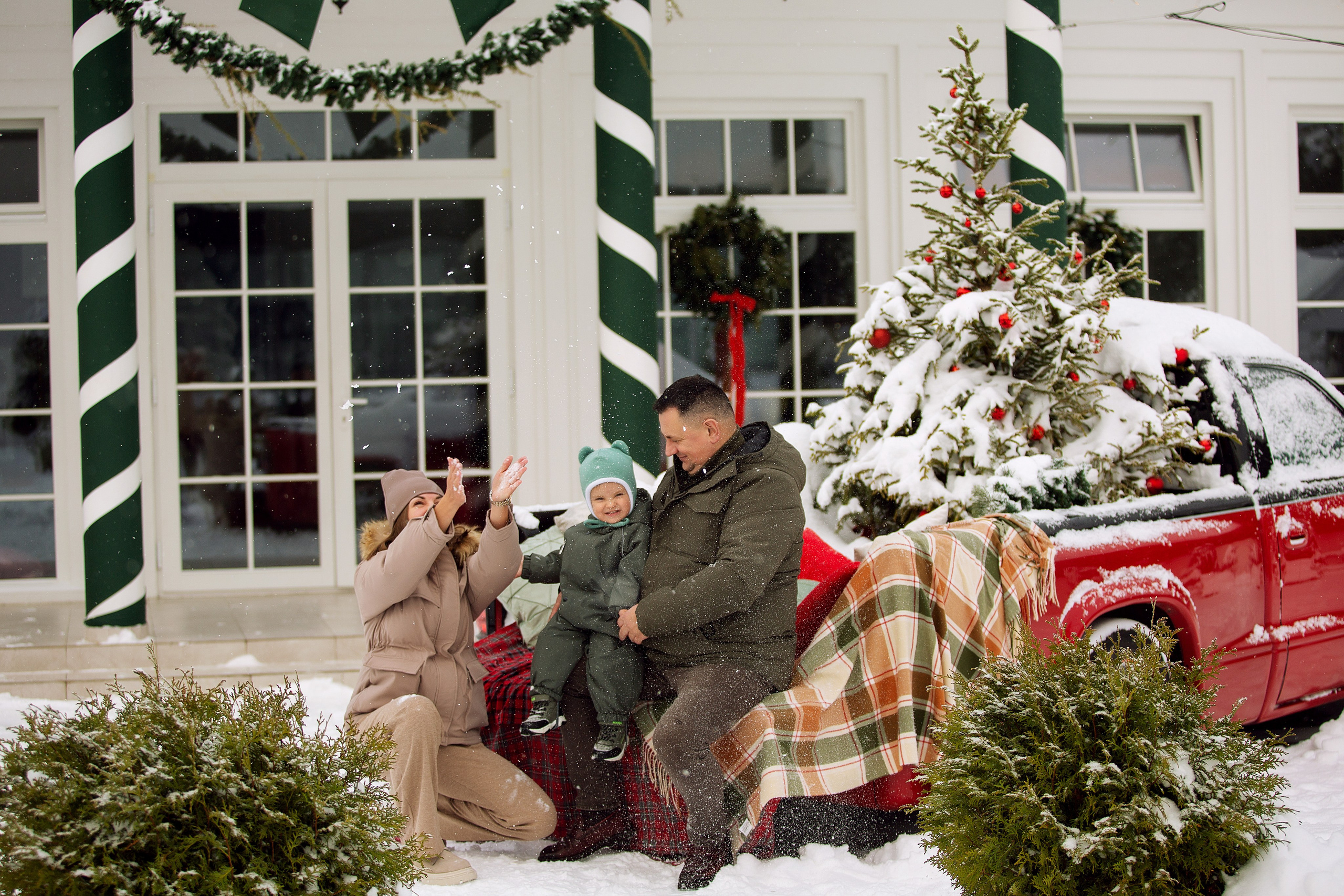 РОМА новогодняя фотосессия. Фотограф новорожденных Оксана Полевская