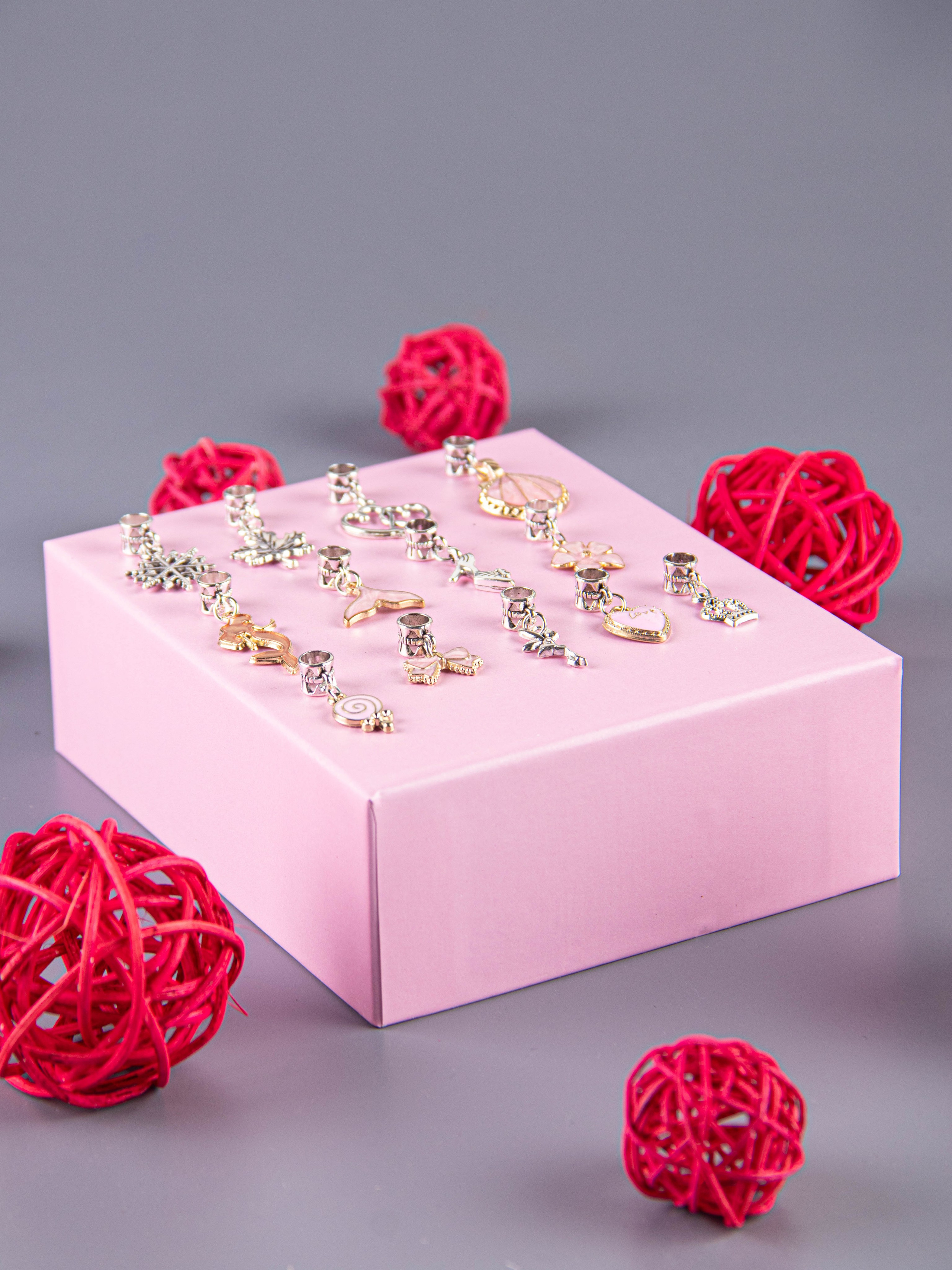 Наборы по созданию браслетов (розовый). «Матрица»