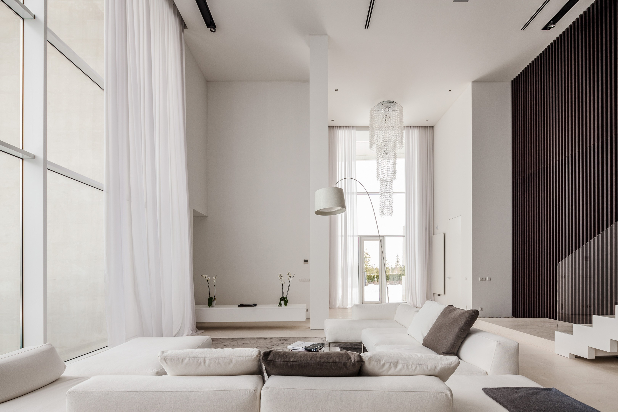 Luxury mansion living room interior  - photographer Andrey Dunin