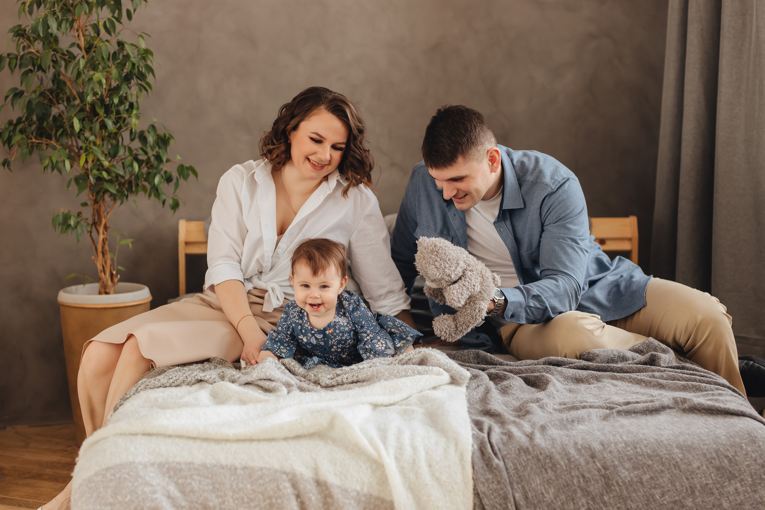 Андрей, Маша и Анечка. Свадебный и семейный фотограф в Туле и области Маша Костина