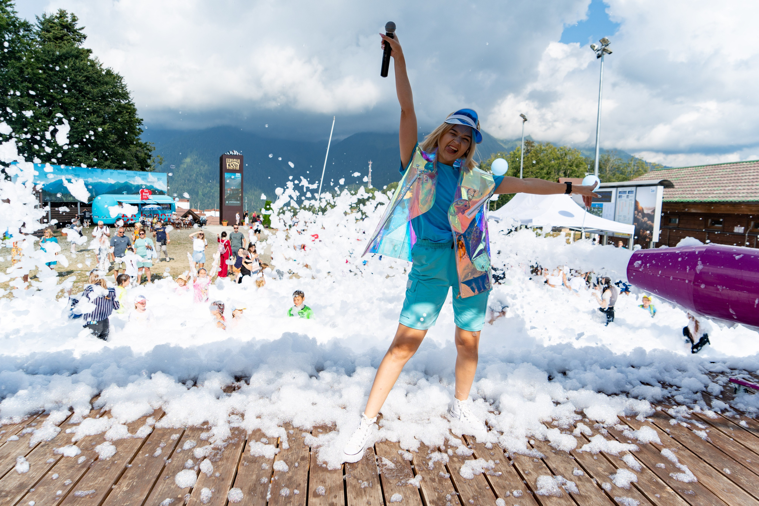 Мероприятие «Зима на за горами» на курорте Газпром Лаура. Репортажный фотограф в Красной Поляне и Сочи Павлюченко Екатерина