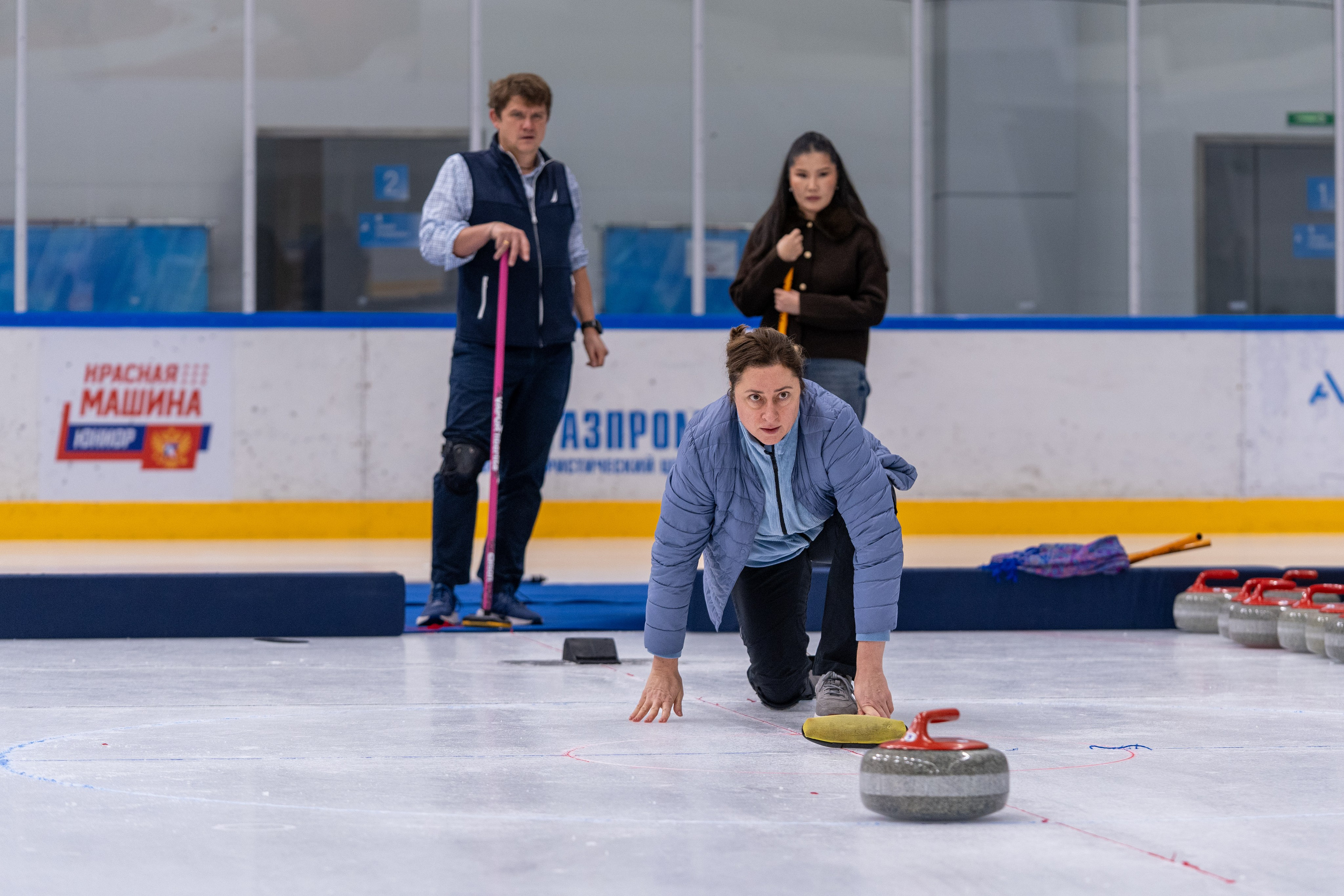Керлинг для компании Р-Фарм. Репортажный фотограф в Красной Поляне и Сочи Павлюченко Екатерина