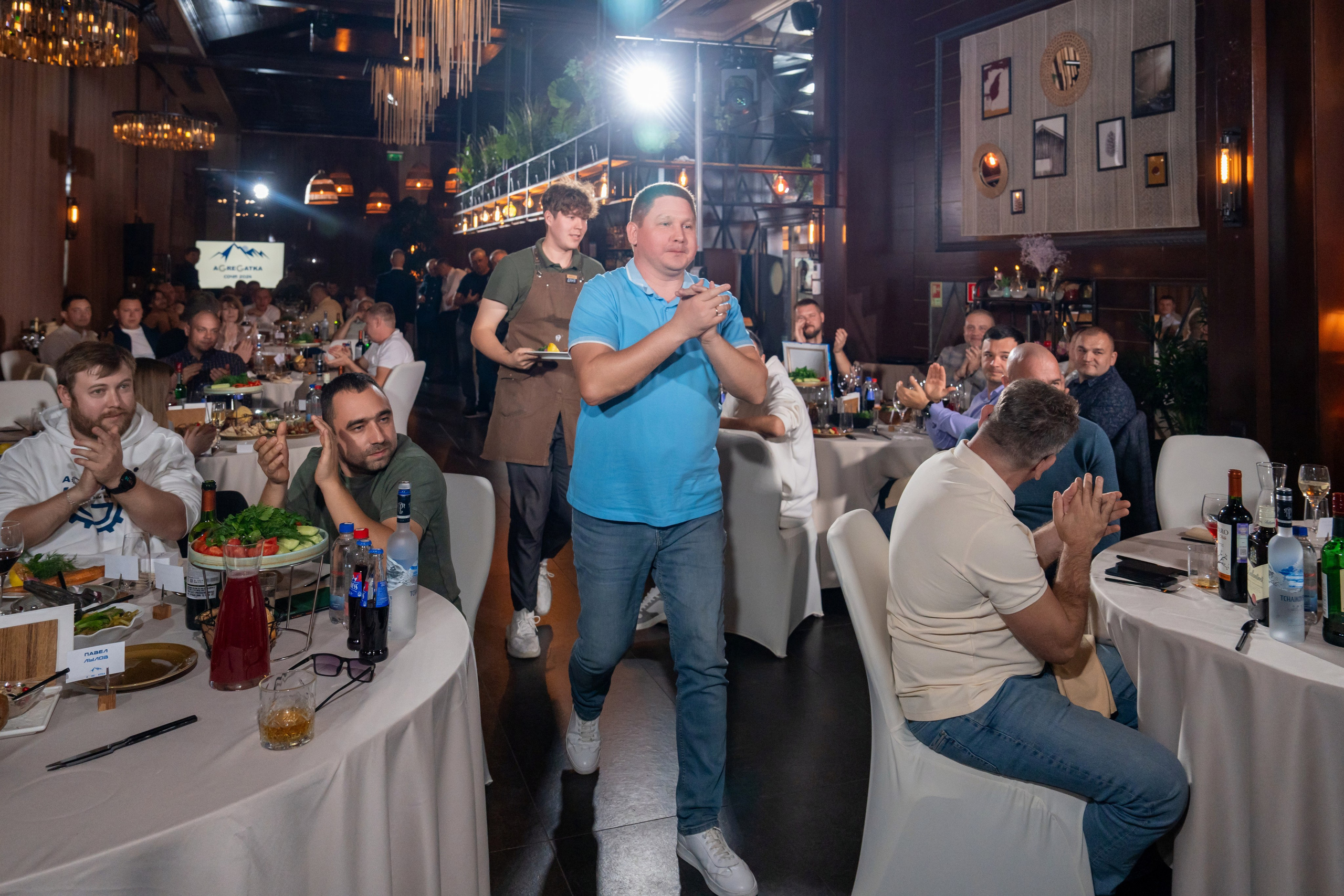 Гала-ужин для компании «Agregatka». Репортажный фотограф в Красной Поляне и Сочи Павлюченко Екатерина