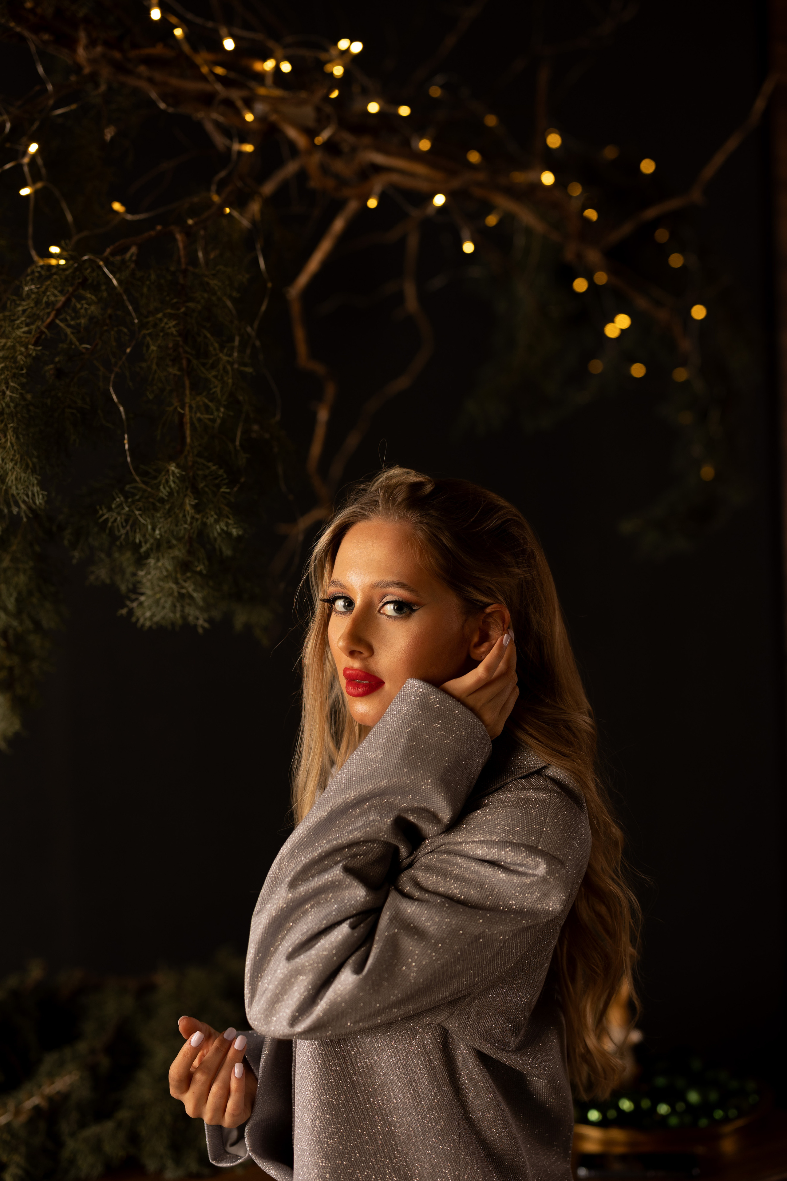 Полина. Новогодняя фотосессия в студии. Фотограф в Сочи Валерия Белоусова