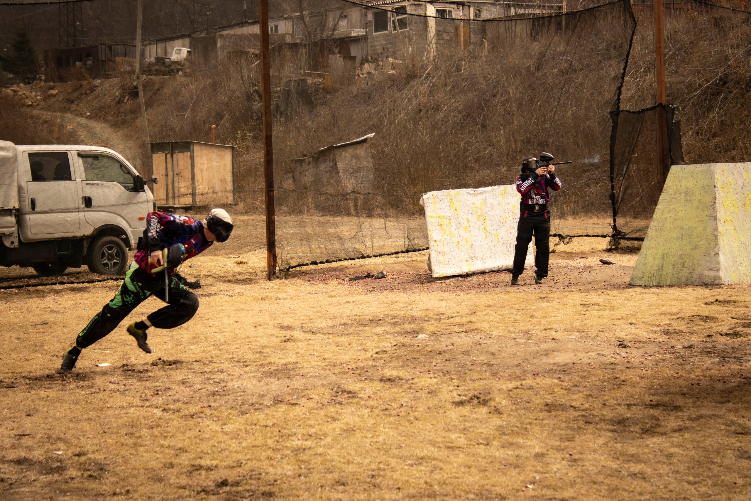 Турнир на кубок Федерации пейнтбола 6 апреля 2024 г. Фотограф г. Владивосток