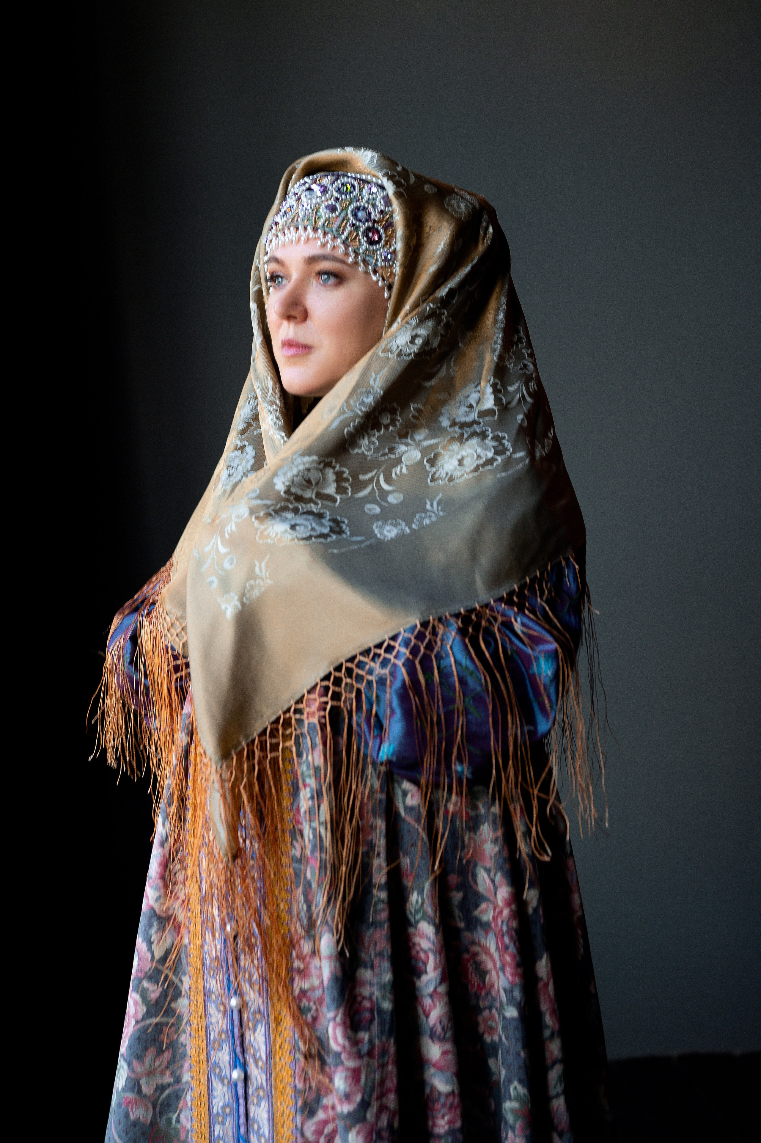 Фотосессия в русском народном костюме. Фотограф Юлия Кондратьева