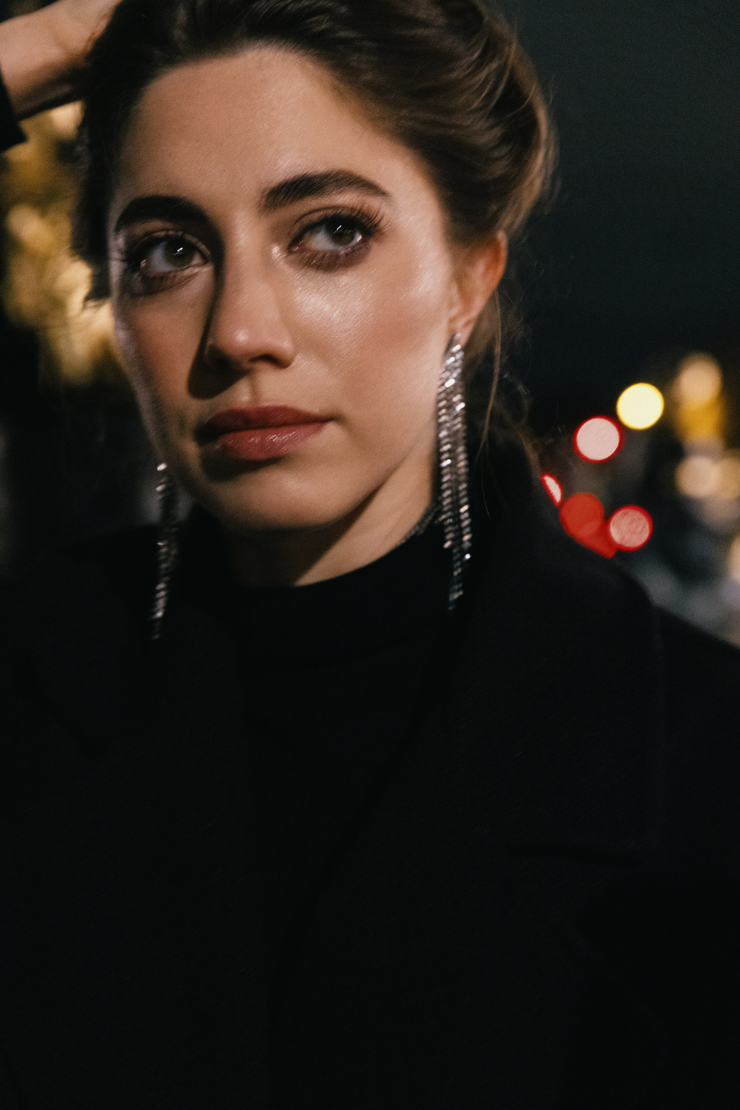 Ночной город. Фотограф в Париже