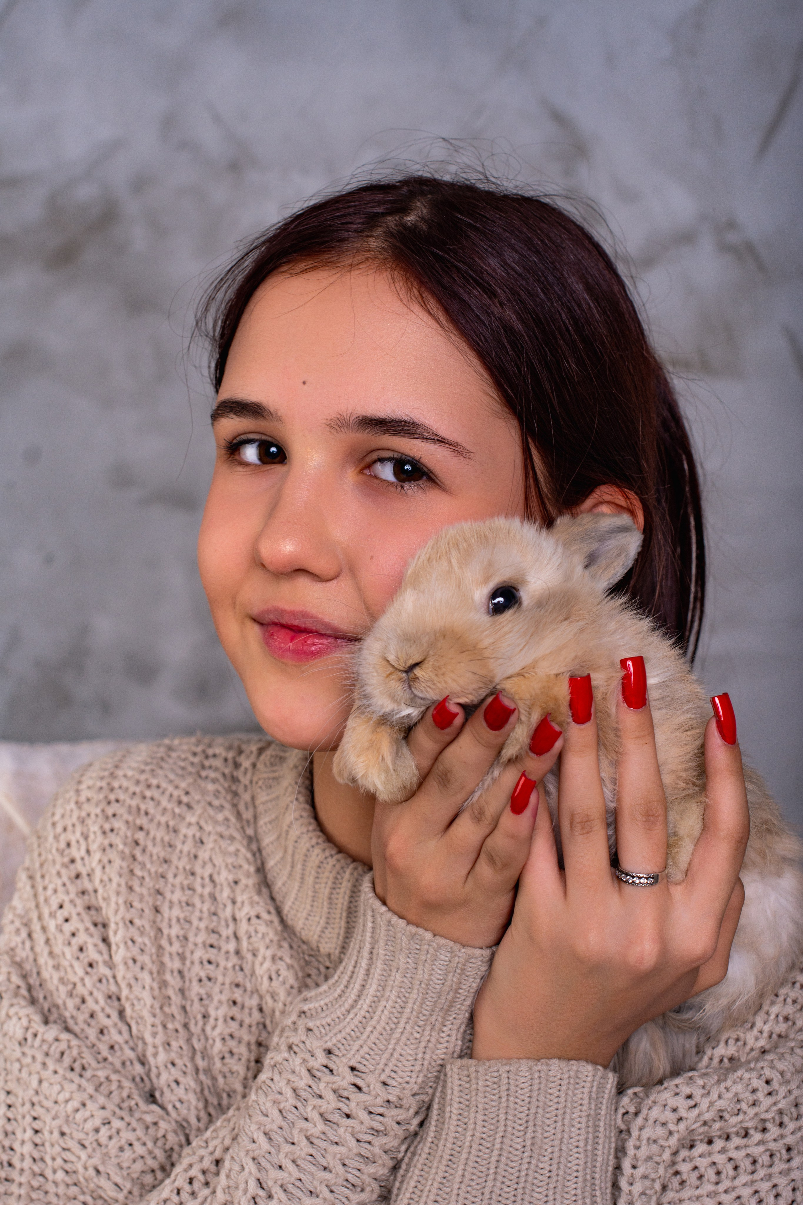 Дети и кролик. Детский фотограф в Новокузнецке Николай Чекалин