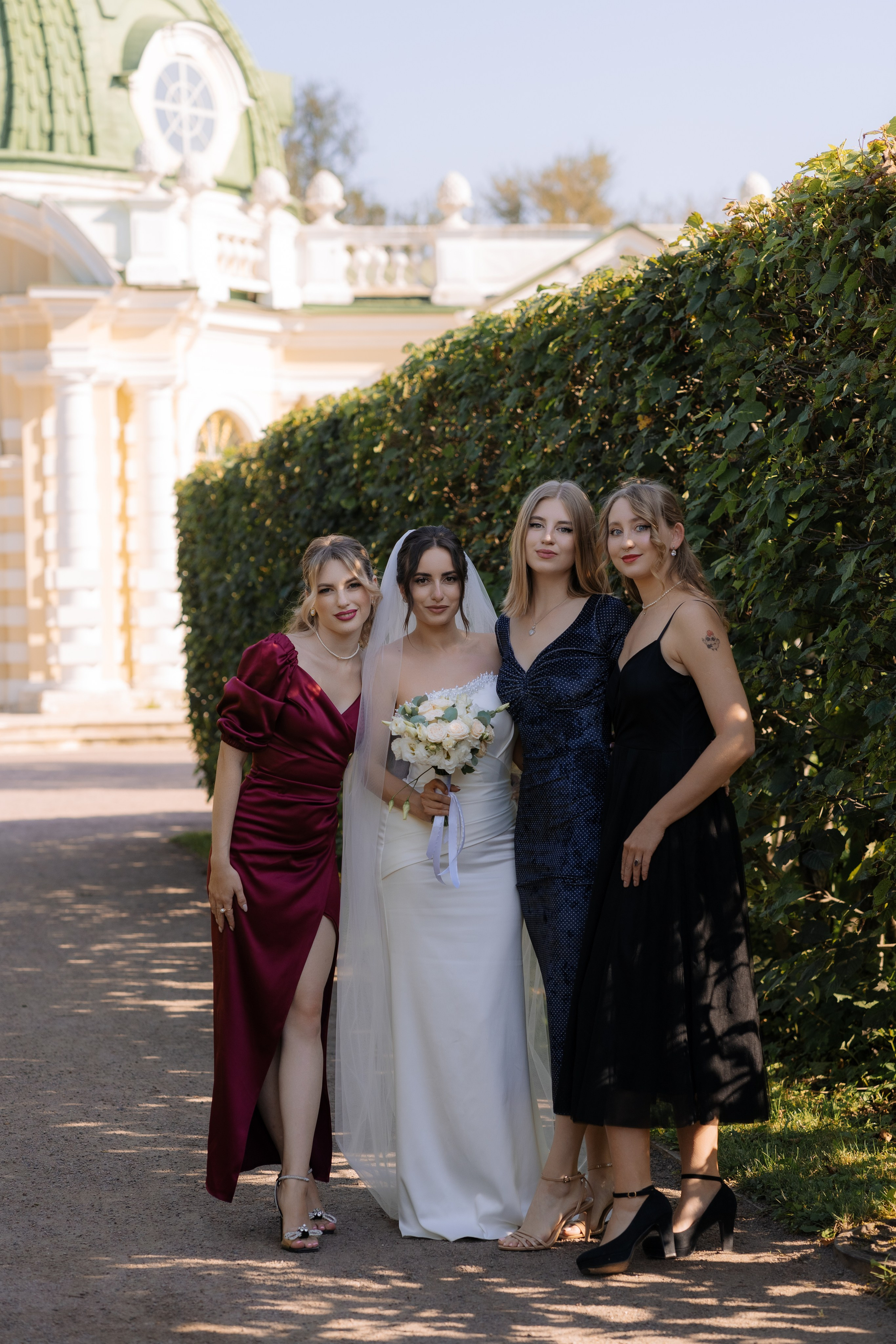 Свадебная фотосессия в Москве, парк Кусково. Свадебный фотограф в Москве Анна Полушина