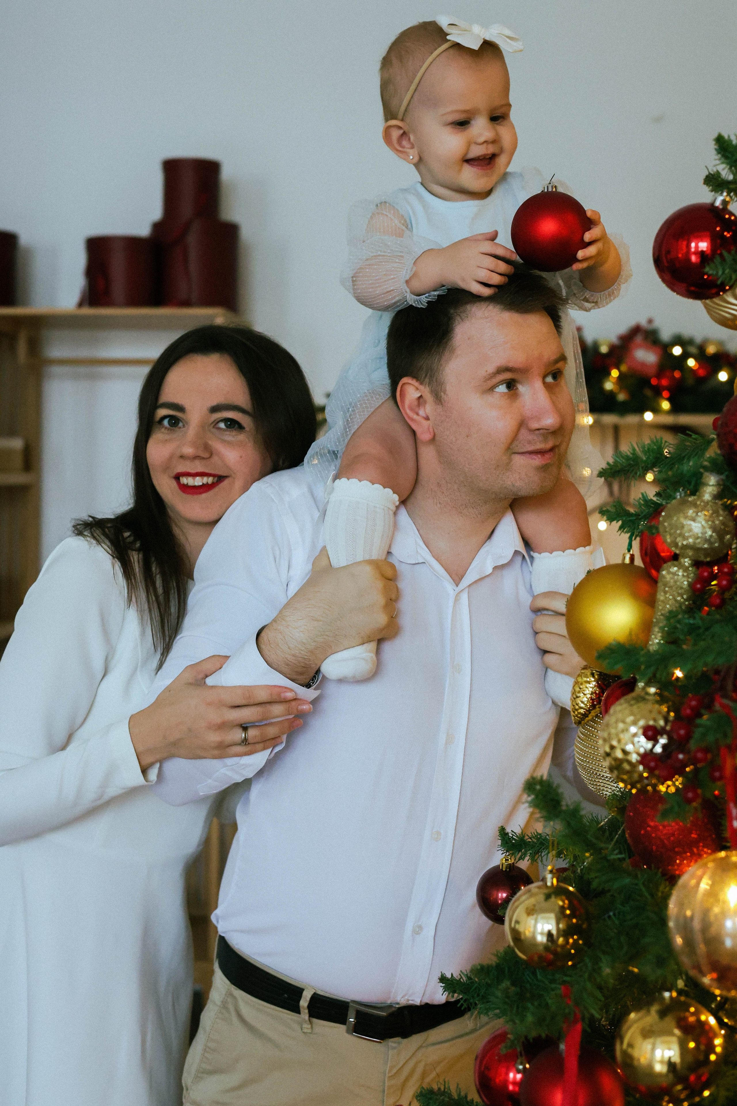 Новогодняя история «Ирина и ее семья». Фотограф в Москве Анастасия Калинина