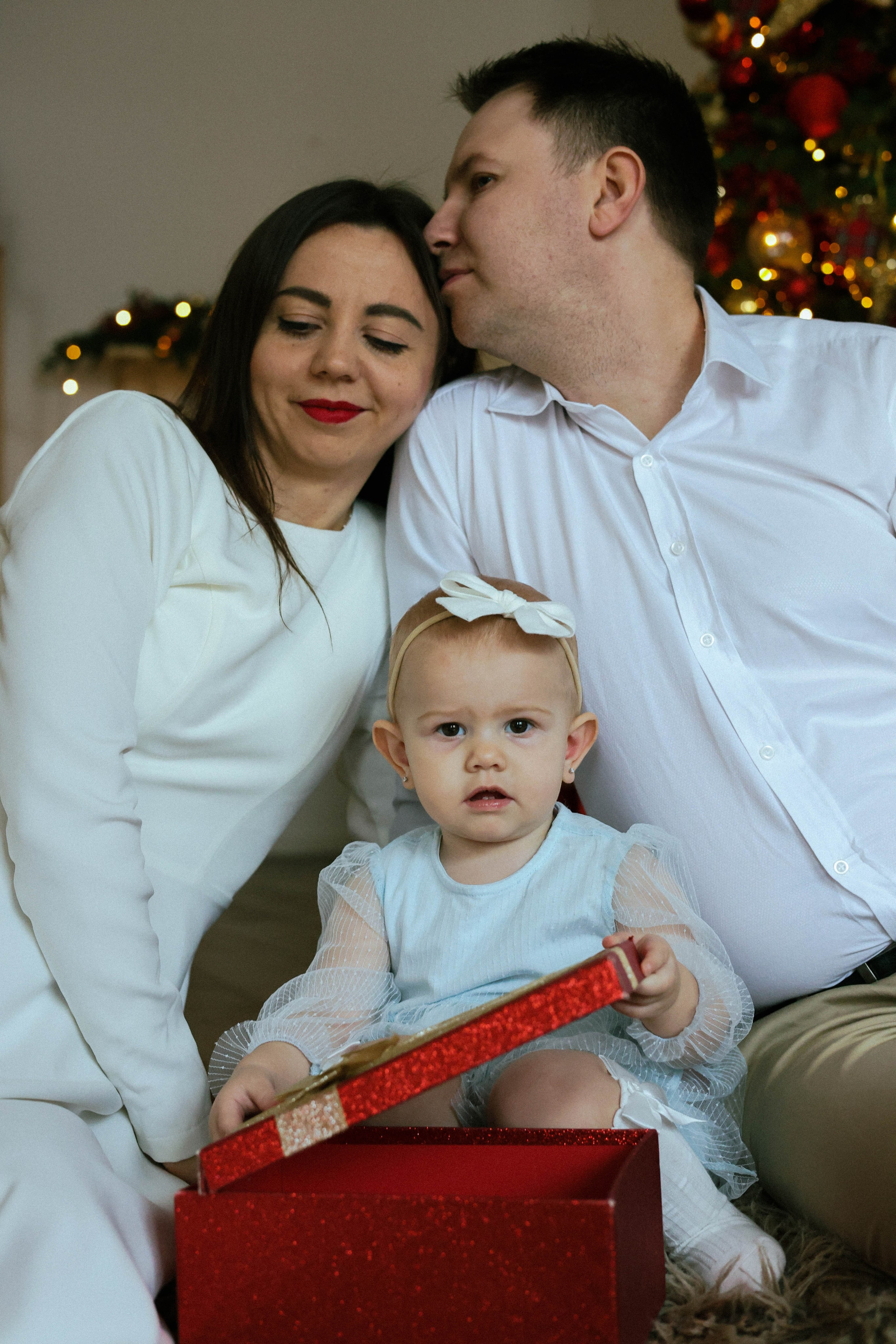 Новогодняя история «Ирина и ее семья». Фотограф в Москве Анастасия Калинина