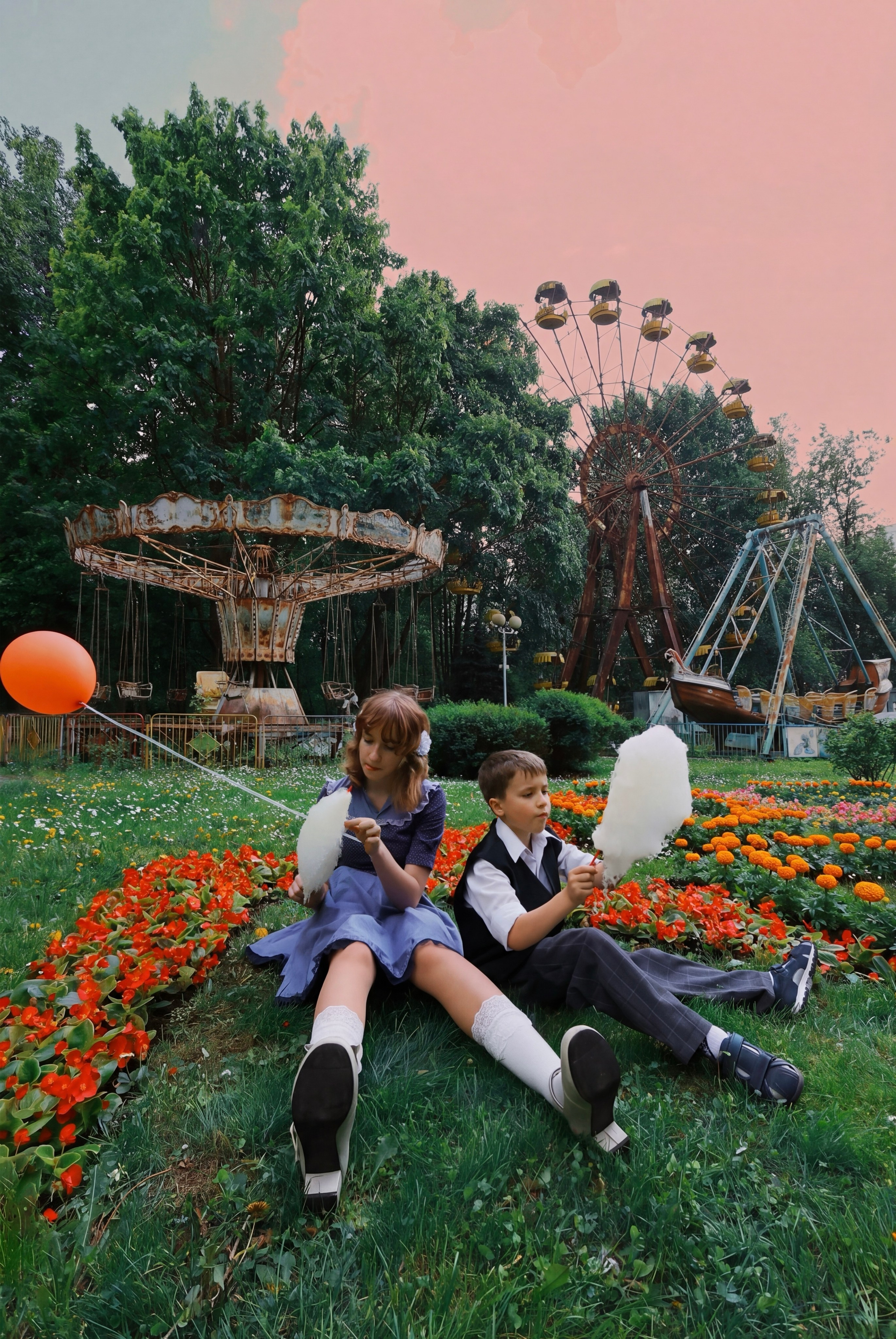 Советская семья в наши дни. Фотохудожница Лина Дрейк