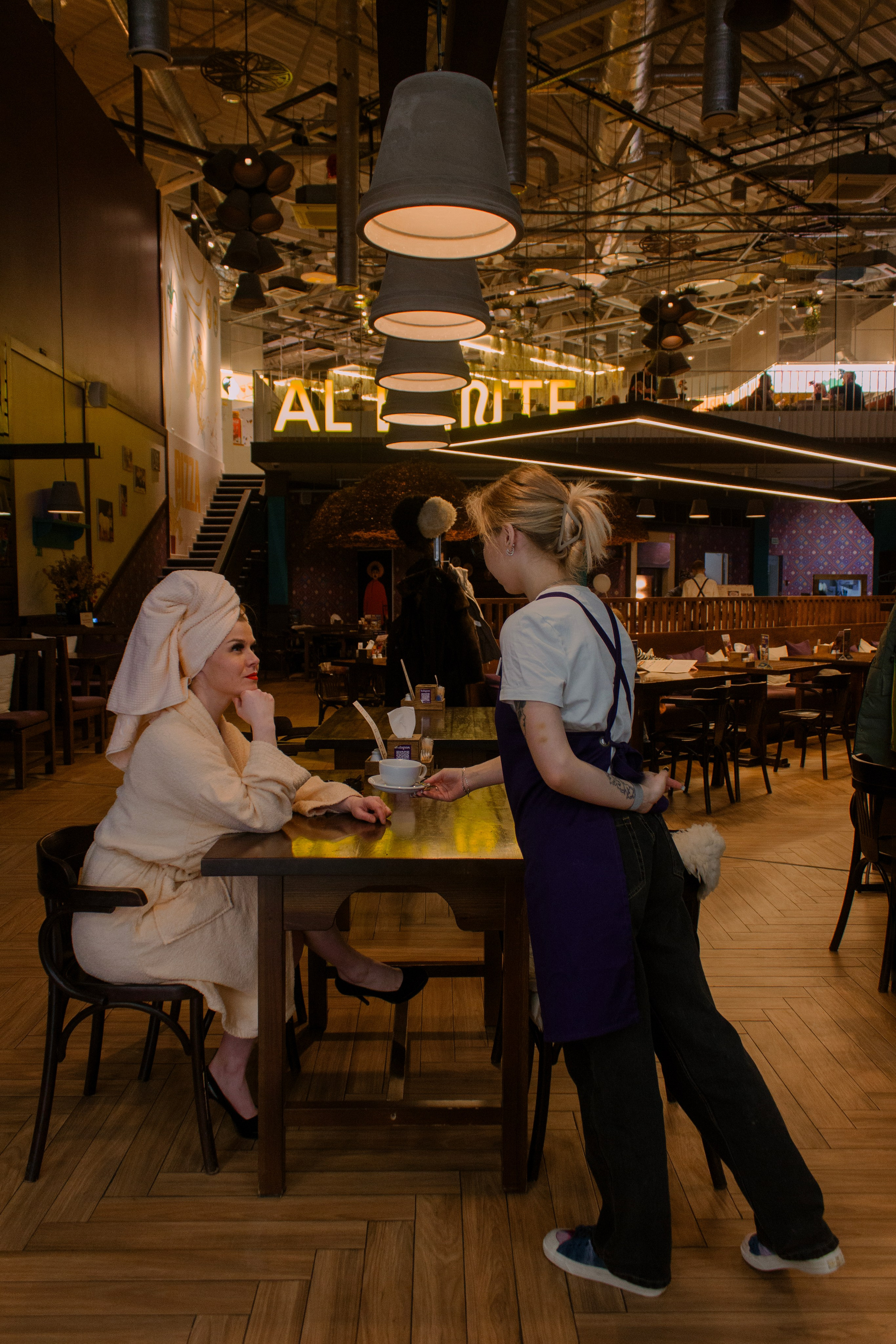 В городской солнечной ванне