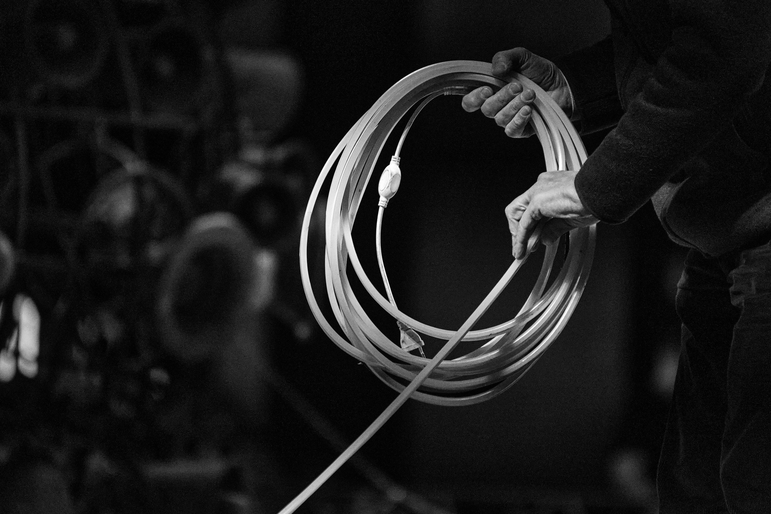 Монтаж спектакля Двойник. Фотограф Юлия Маринина