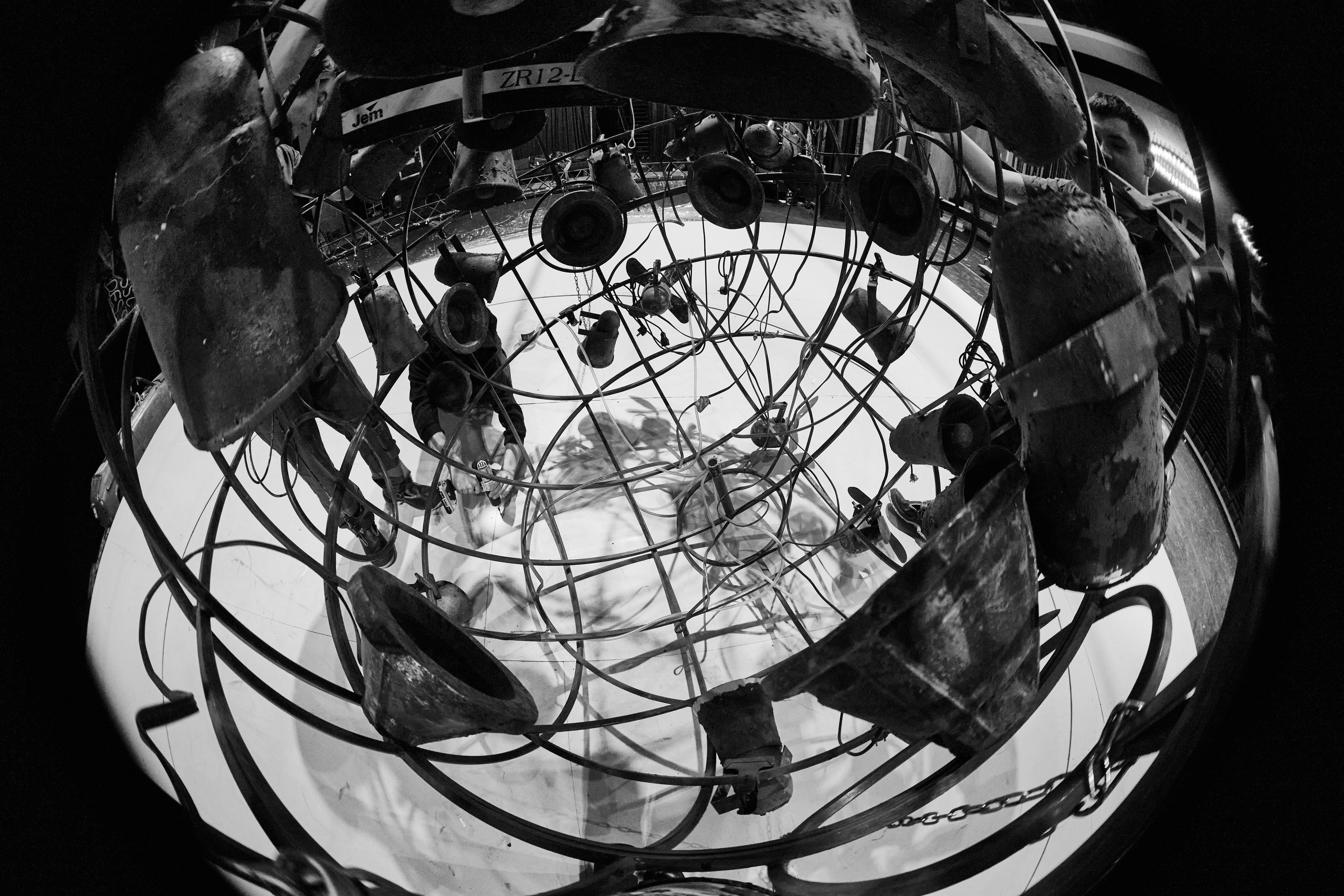 Монтаж спектакля Двойник. Фотограф Юлия Маринина