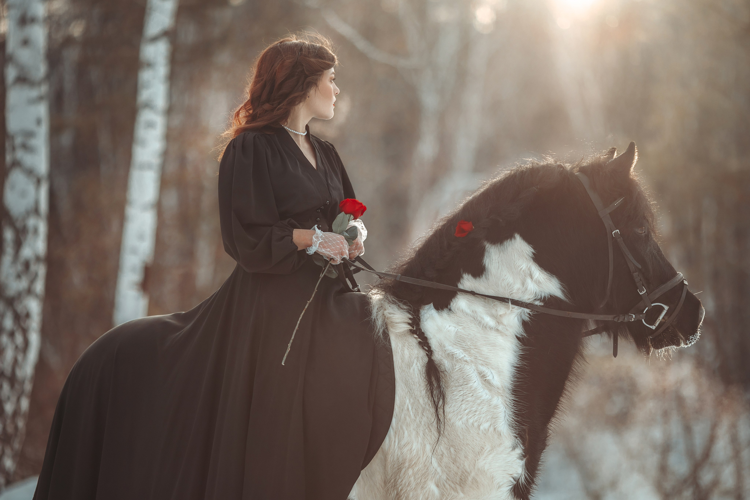 Катя и Шери. Анна Молчанова конный фотограф в Тюмени | фотосессии с лошадьми Тюмень