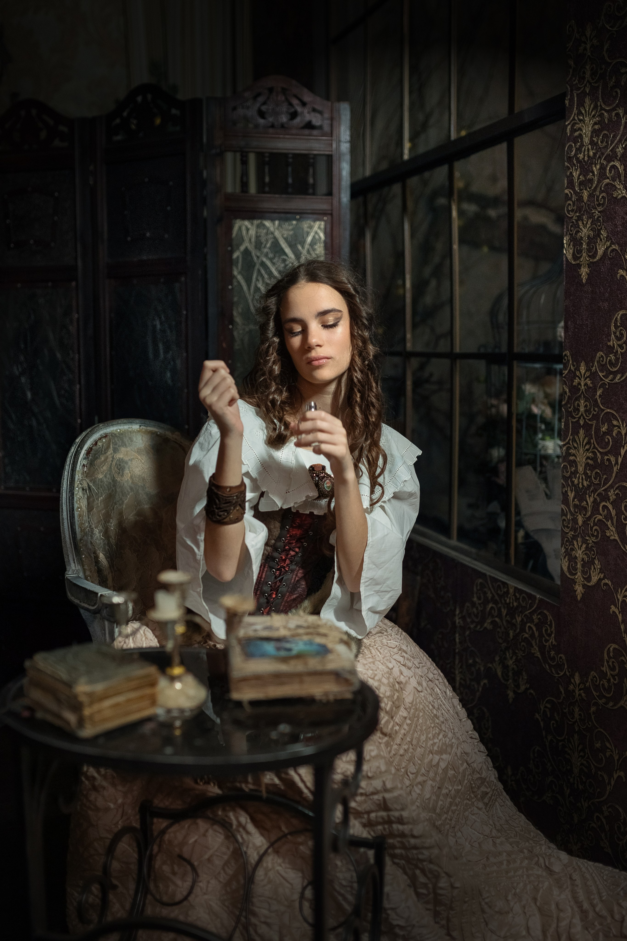 Сказочная фотосессия в студии в Москве. Актерское и модельное портфолио. Фотограф в Москве Екатерина Коломеец