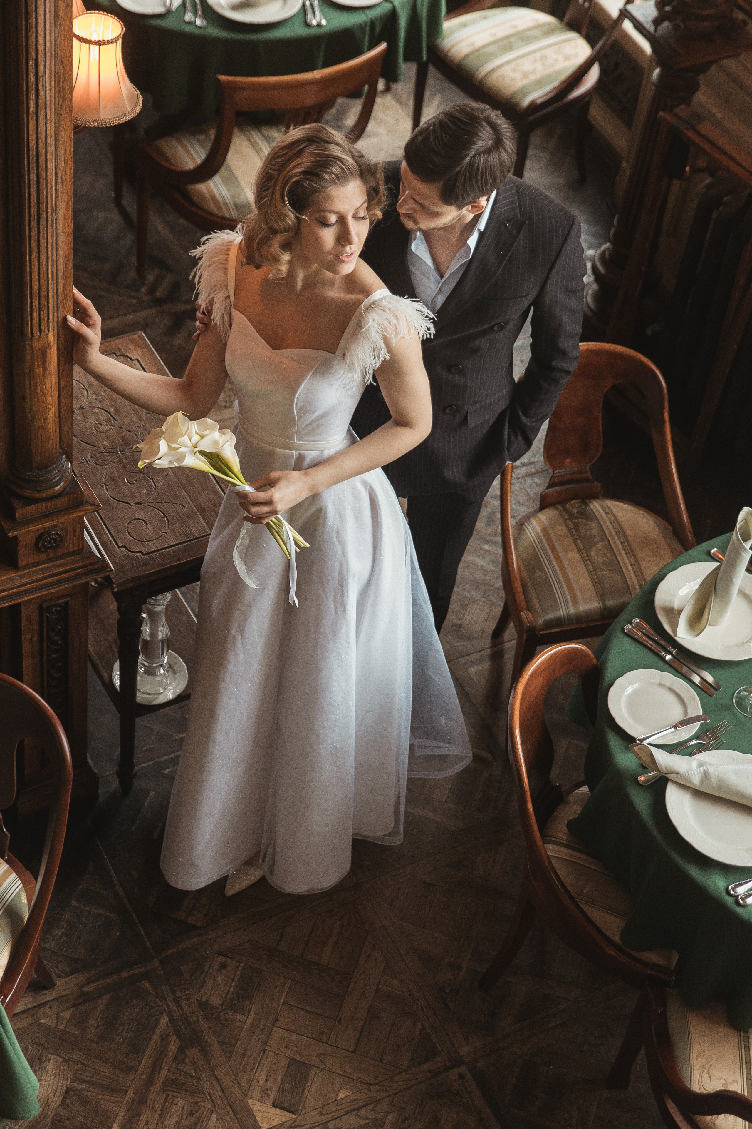 Свадебная фотосъемка  в кафе Пушкин. Свадебный фотограф Калуга Москва Диана Румянцева