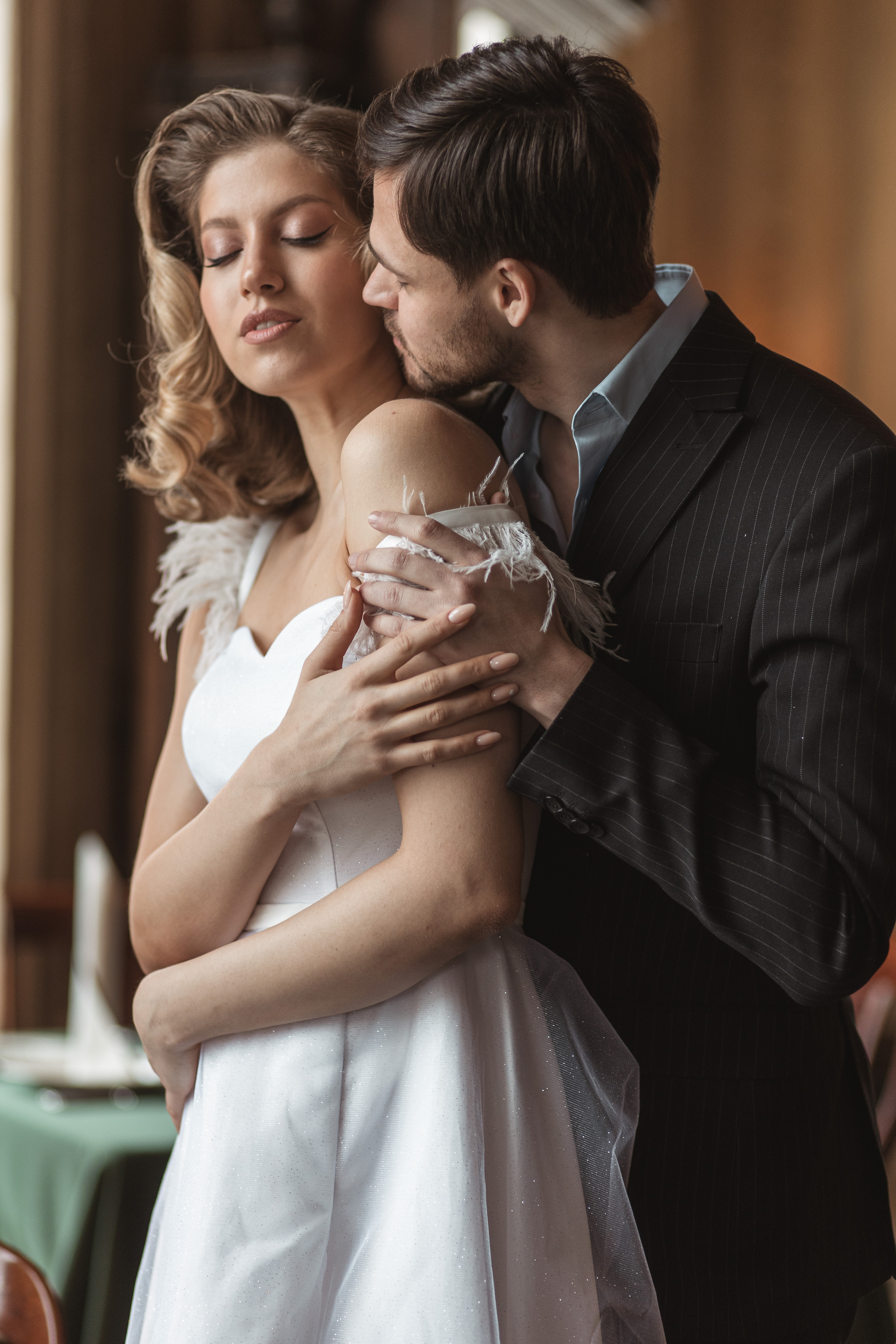 Свадебная фотосъемка  в кафе Пушкин. Свадебный фотограф Калуга Москва Диана Румянцева