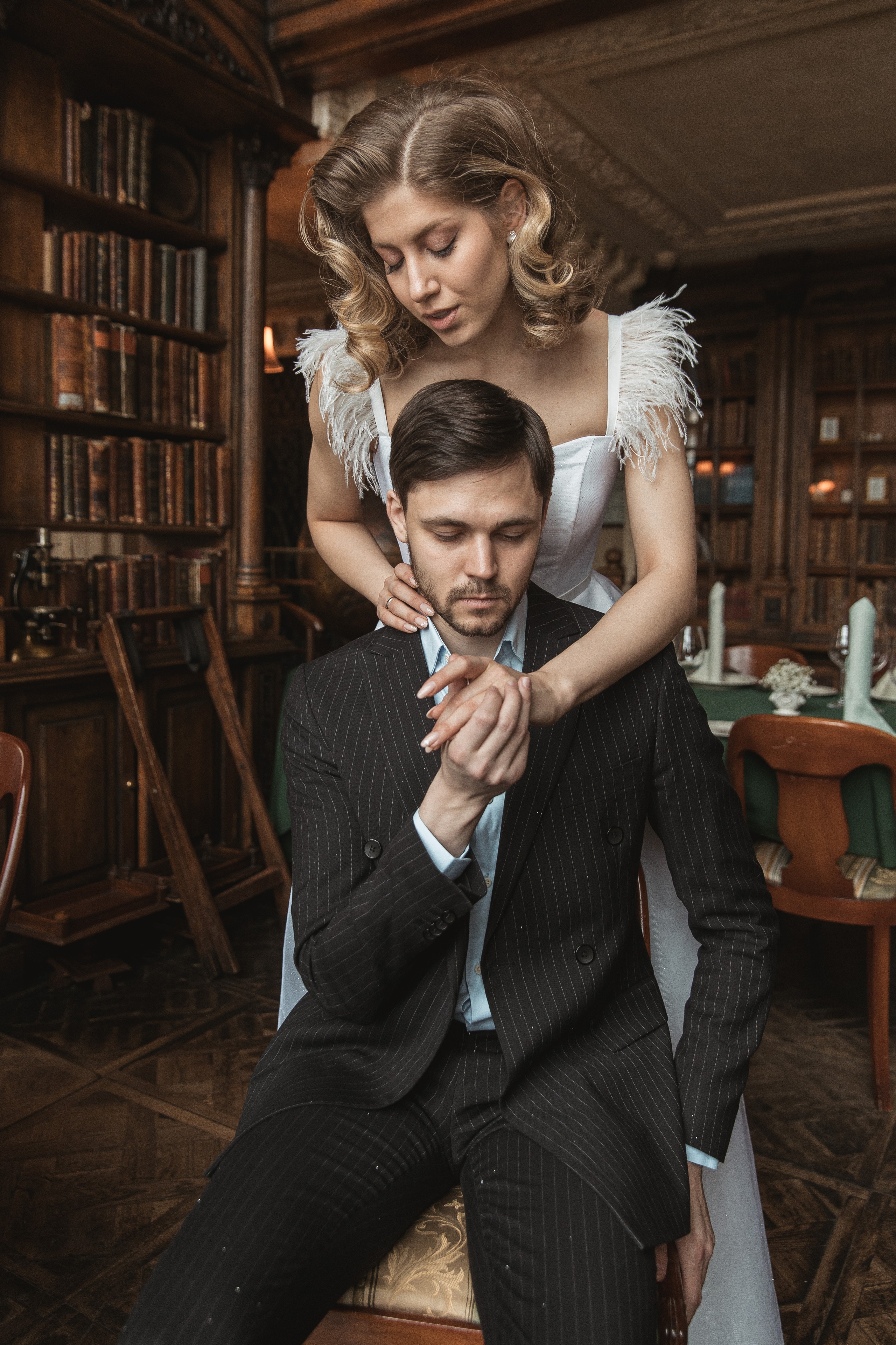 Свадебная фотосъемка  в кафе Пушкин. Свадебный фотограф Калуга Москва Диана Румянцева