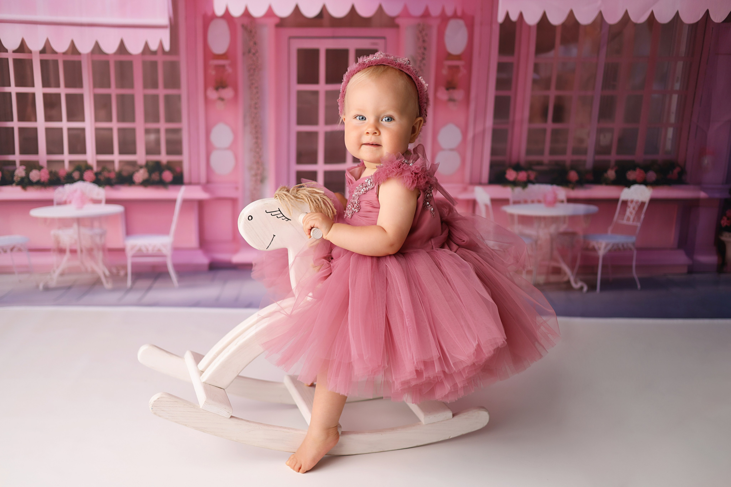 Детская фотосессия на 1 годик для Киры. Фотограф новорожденных Москва. Ньюборн фотограф Москва