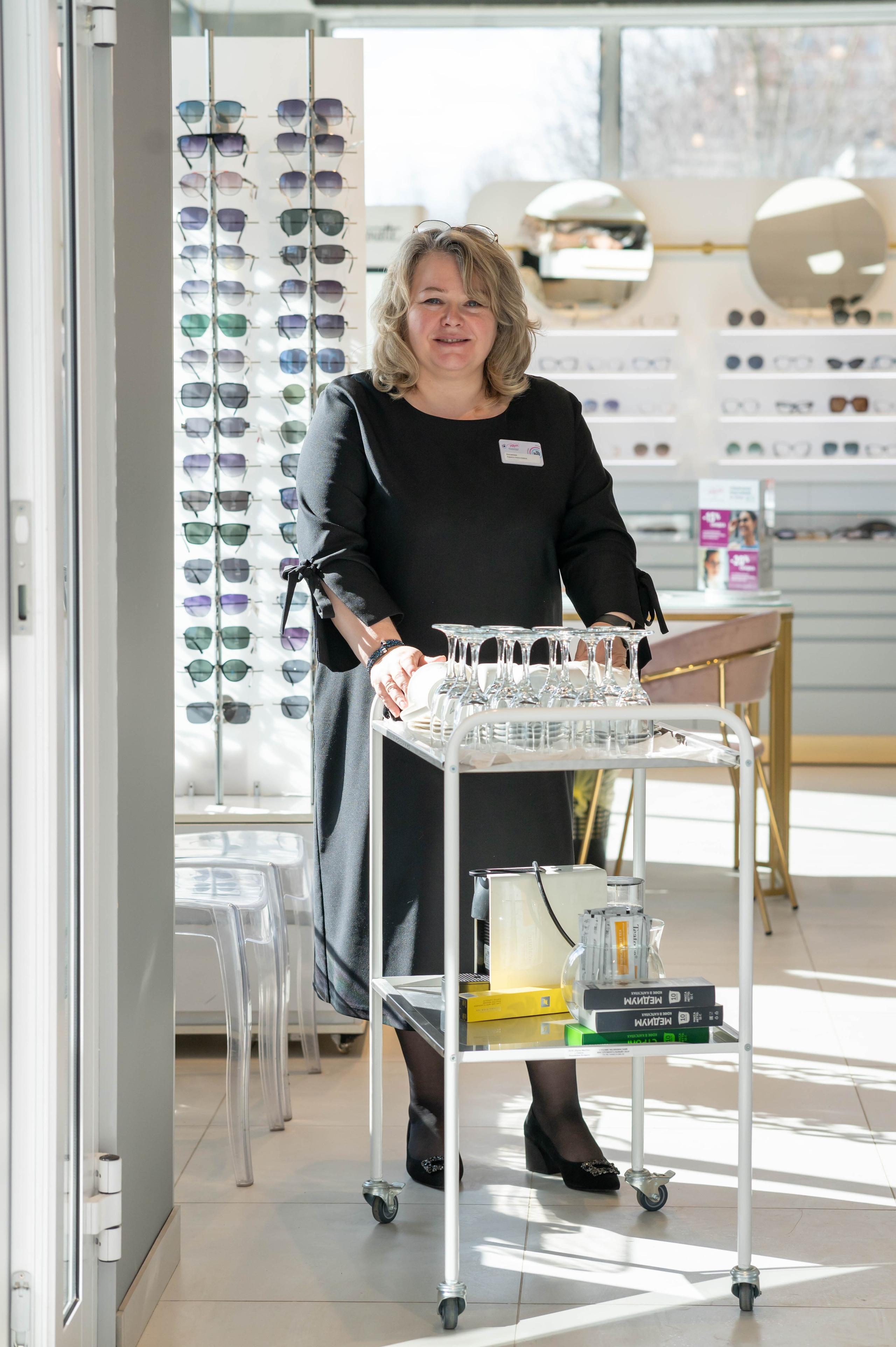 Съёмка открытия оптики