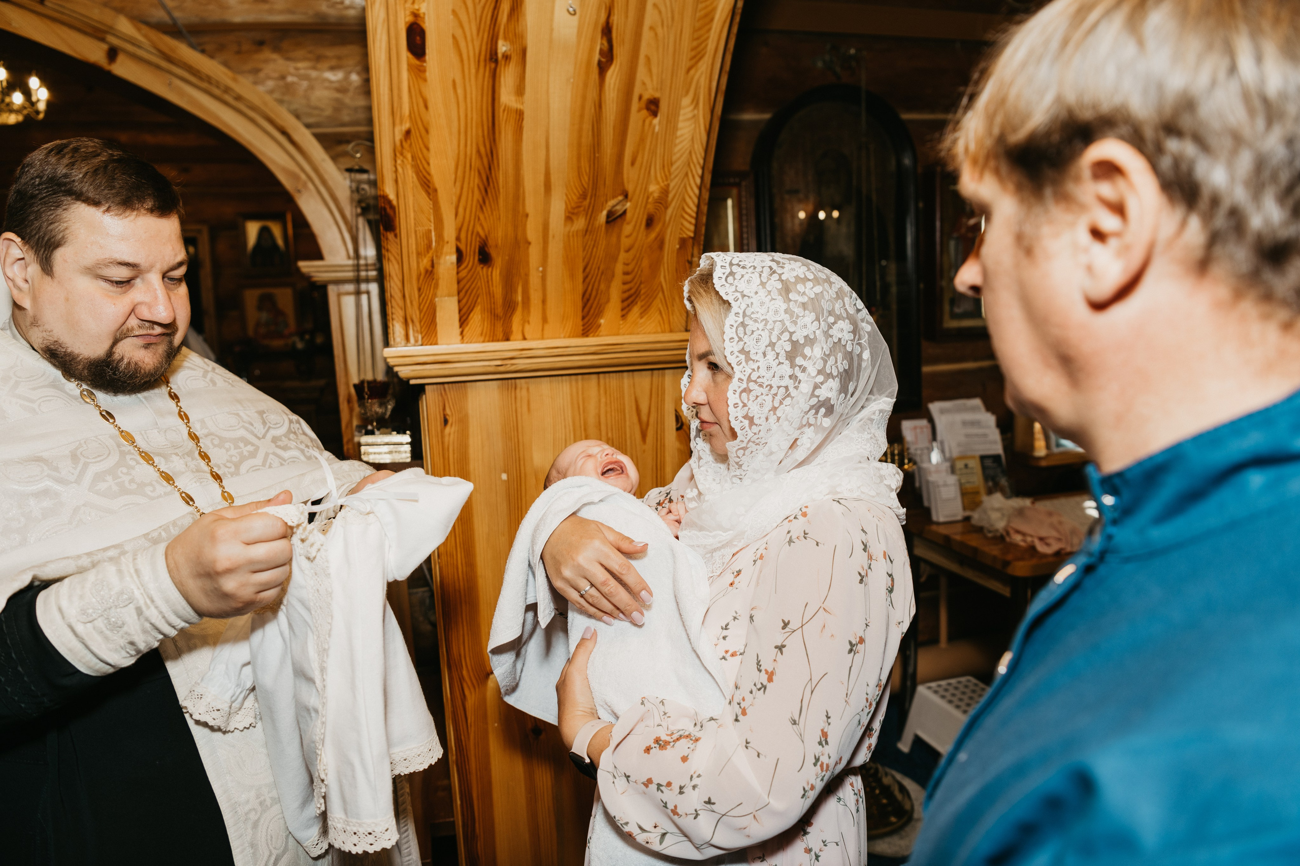 Крещение Елизаветы. Фотограф на выписку из роддома в Москве и МО