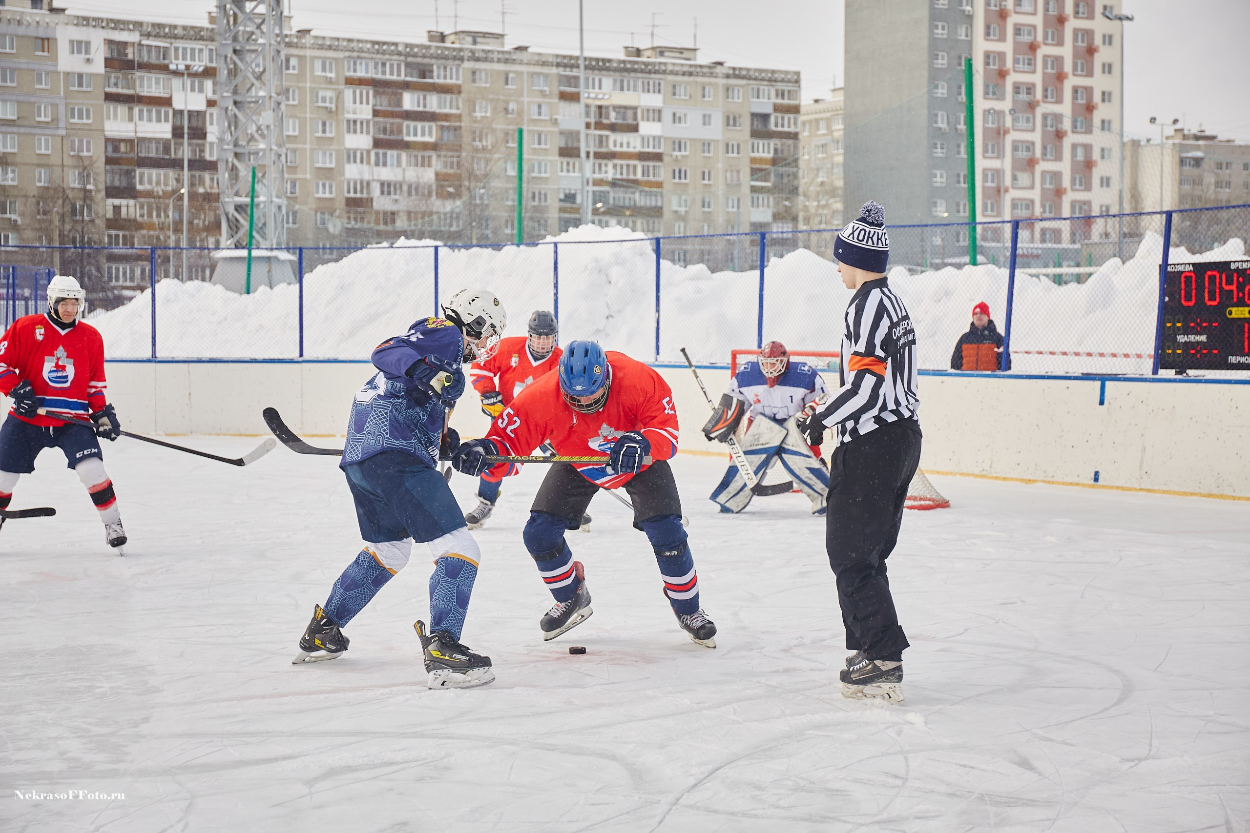 Турнир по хоккею «Русская классика» в рамках Офицерской хоккейной лиги. Спортивный фотограф Некрасов Денис