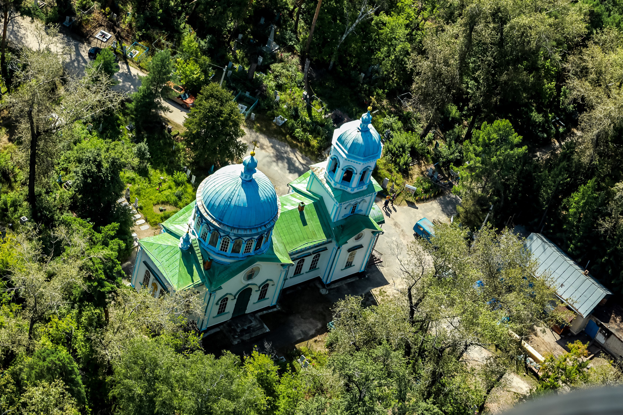 Город с высоты птичьего полёта. Фотограф Андрей Гузеев
